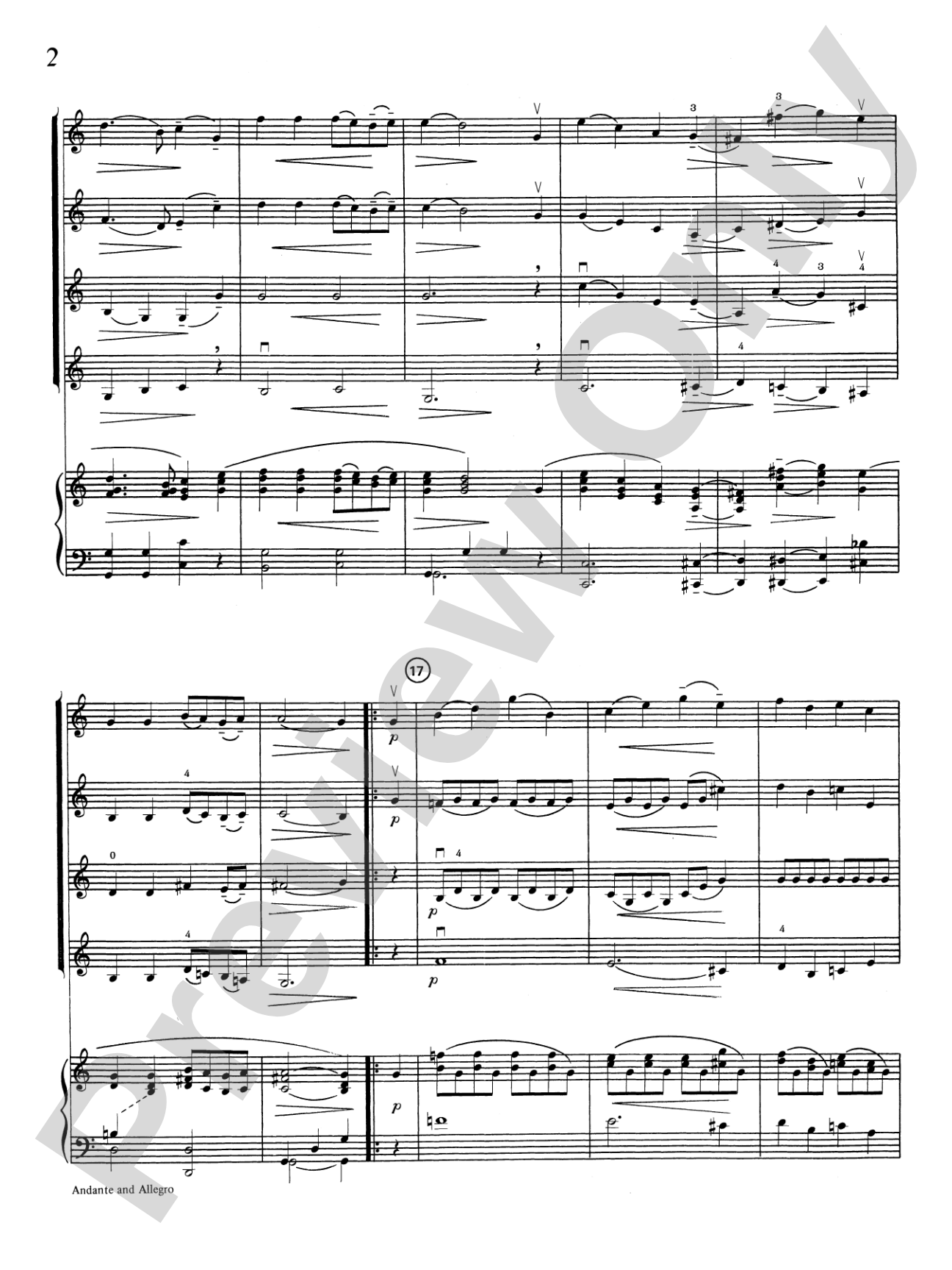 Highland/Etling Violin Quartet Series: Set 2: Violin
