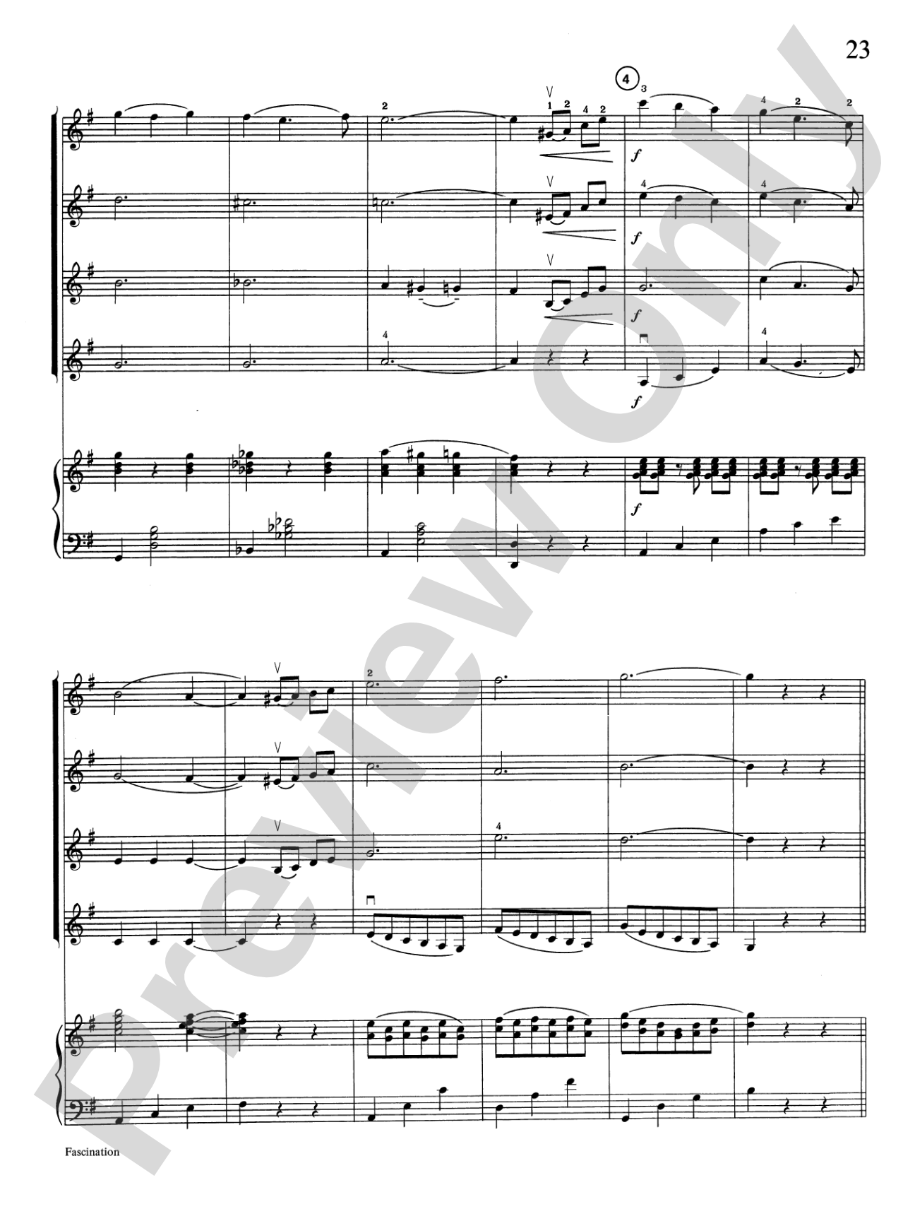 Highland/Etling Violin Quartet Series: Set 2: Violin