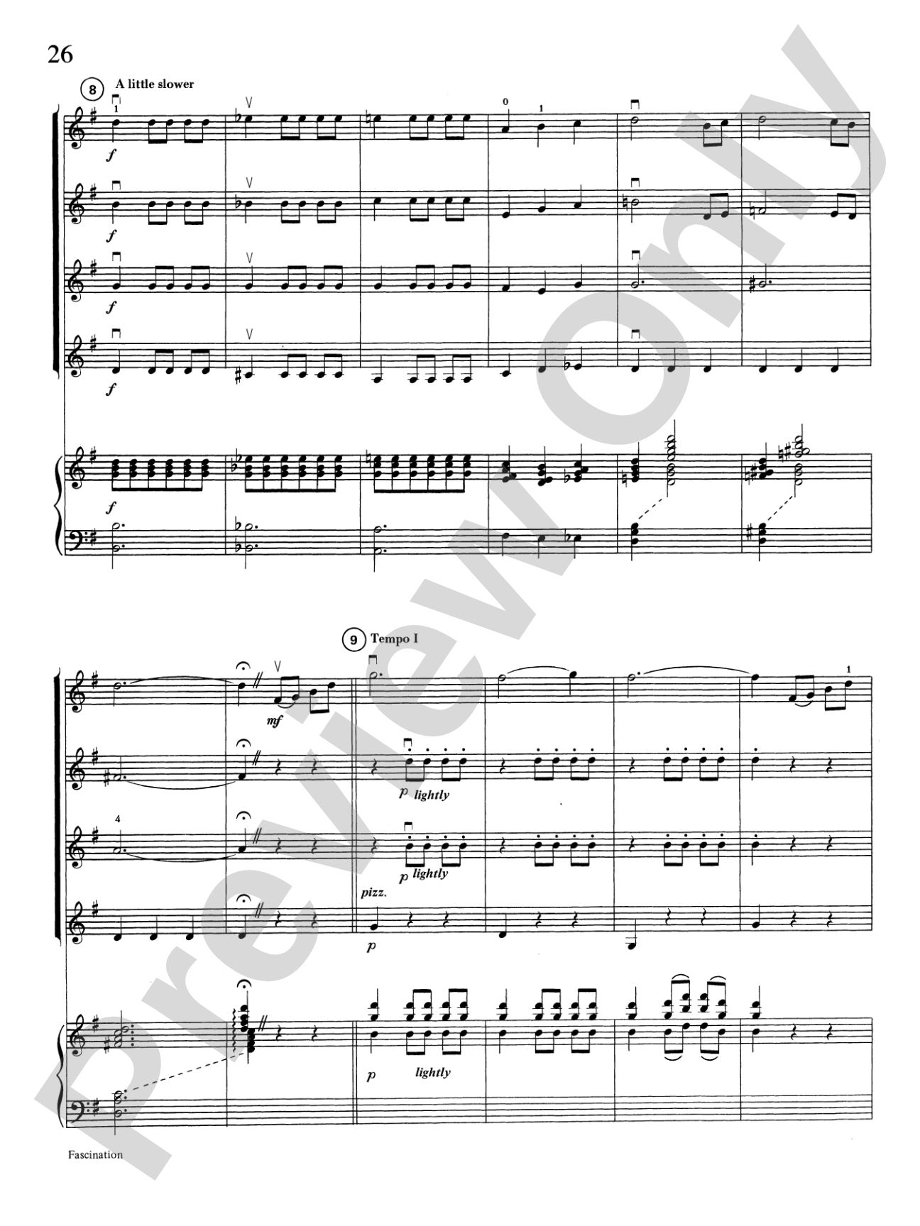 Highland/Etling Violin Quartet Series: Set 2: Violin