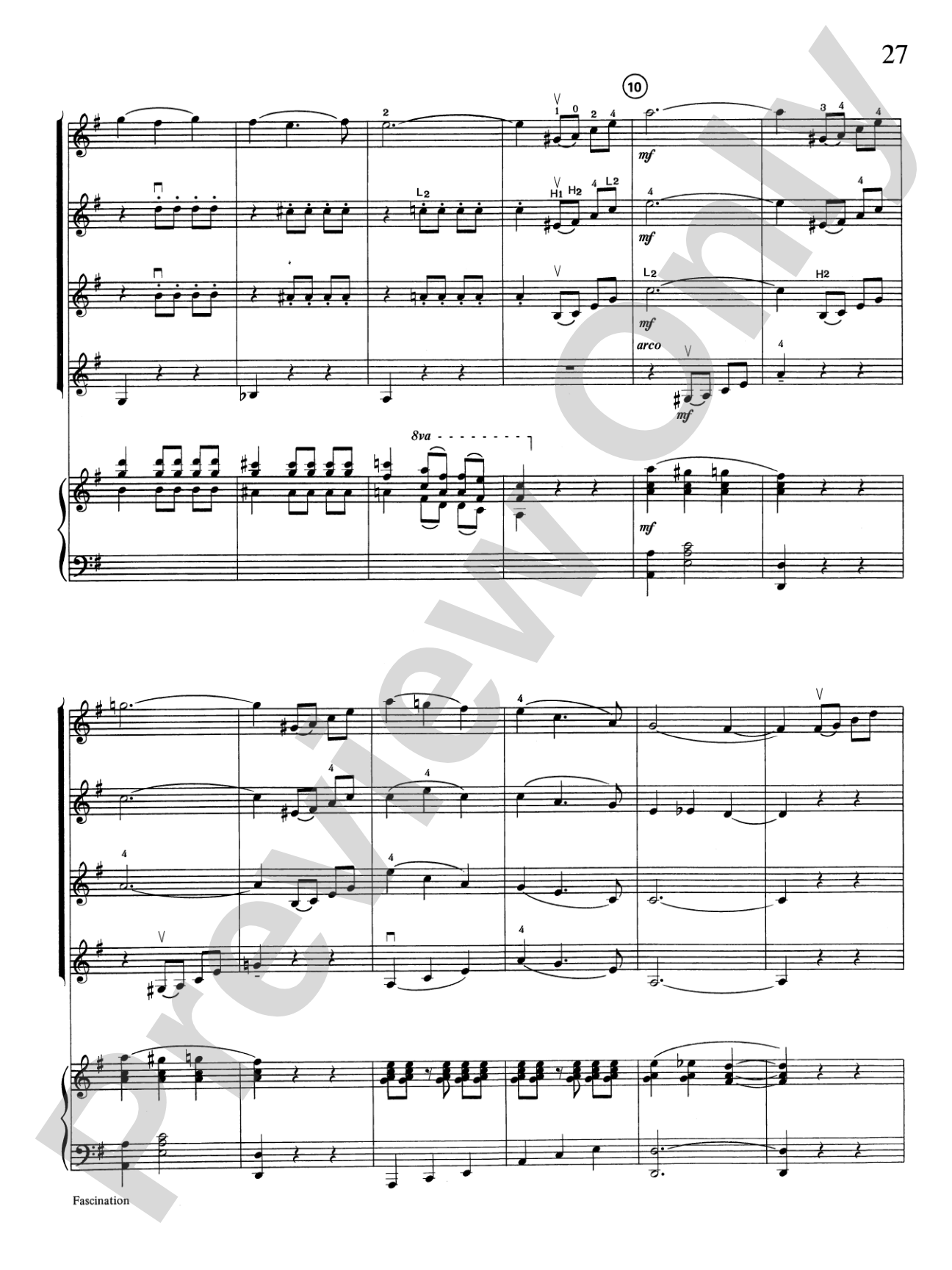 Highland/Etling Violin Quartet Series: Set 2: Violin