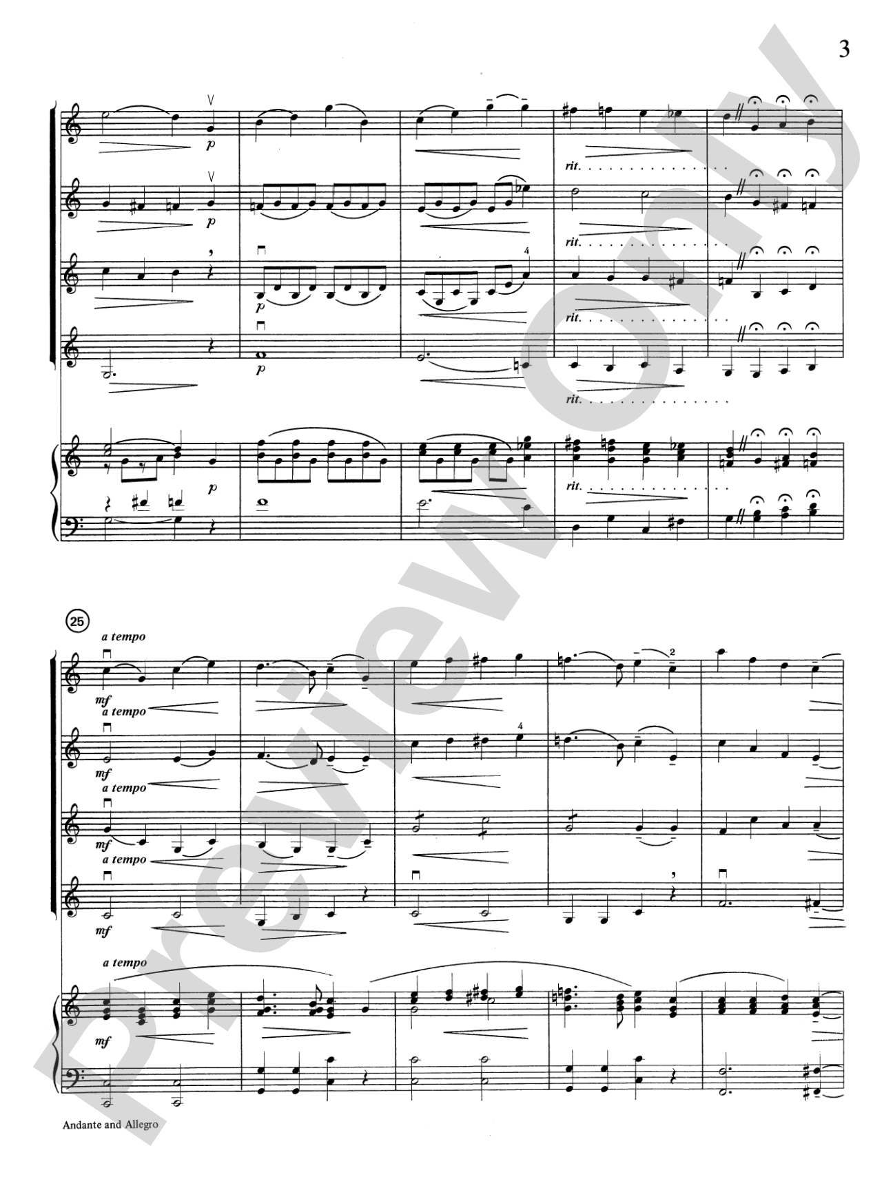 Highland/Etling Violin Quartet Series: Set 2: Violin