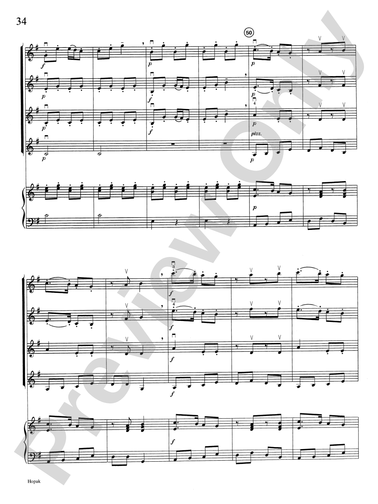 Highland/Etling Violin Quartet Series: Set 2: Violin