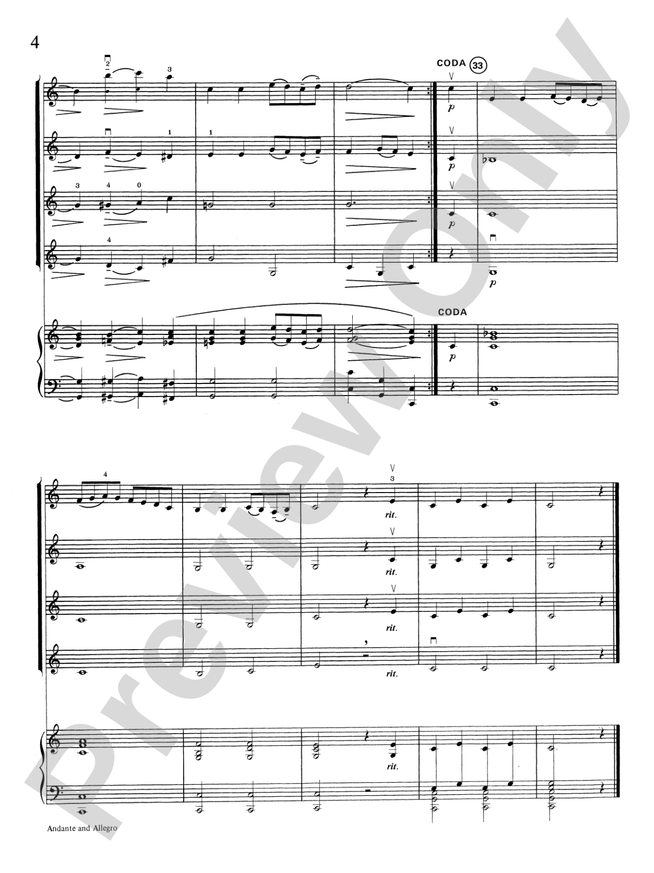 Highland/Etling Violin Quartet Series: Set 2: Violin