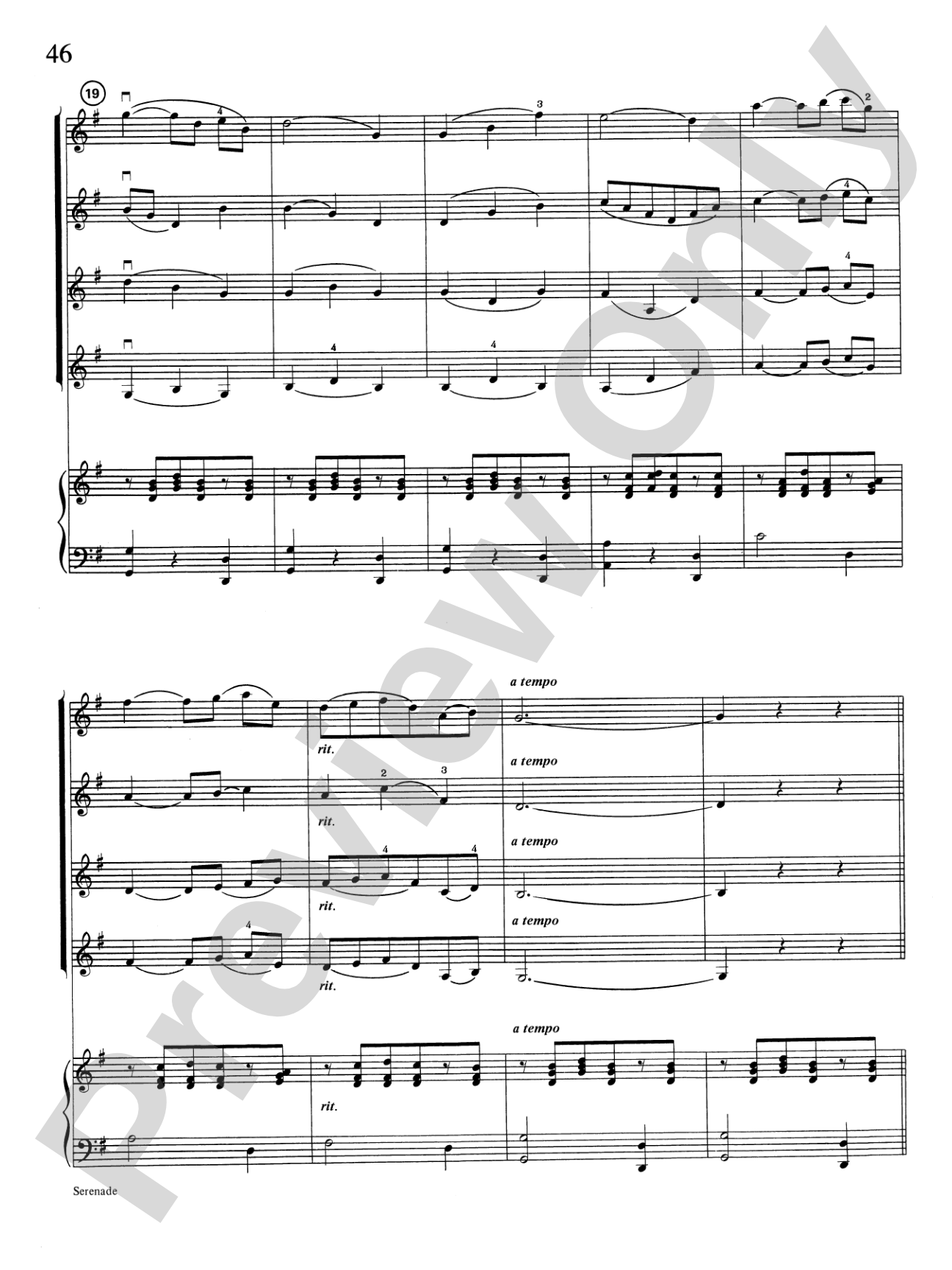 Highland/Etling Violin Quartet Series: Set 2: Violin