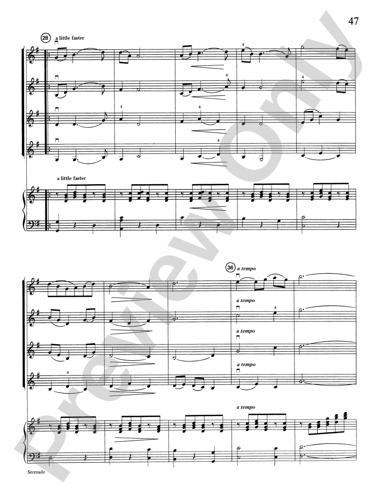 Highland/Etling Violin Quartet Series: Set 2: Violin