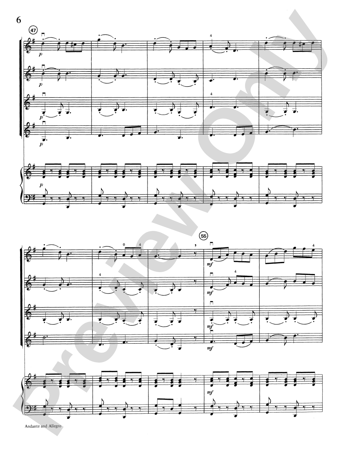 Highland/Etling Violin Quartet Series: Set 2: Violin