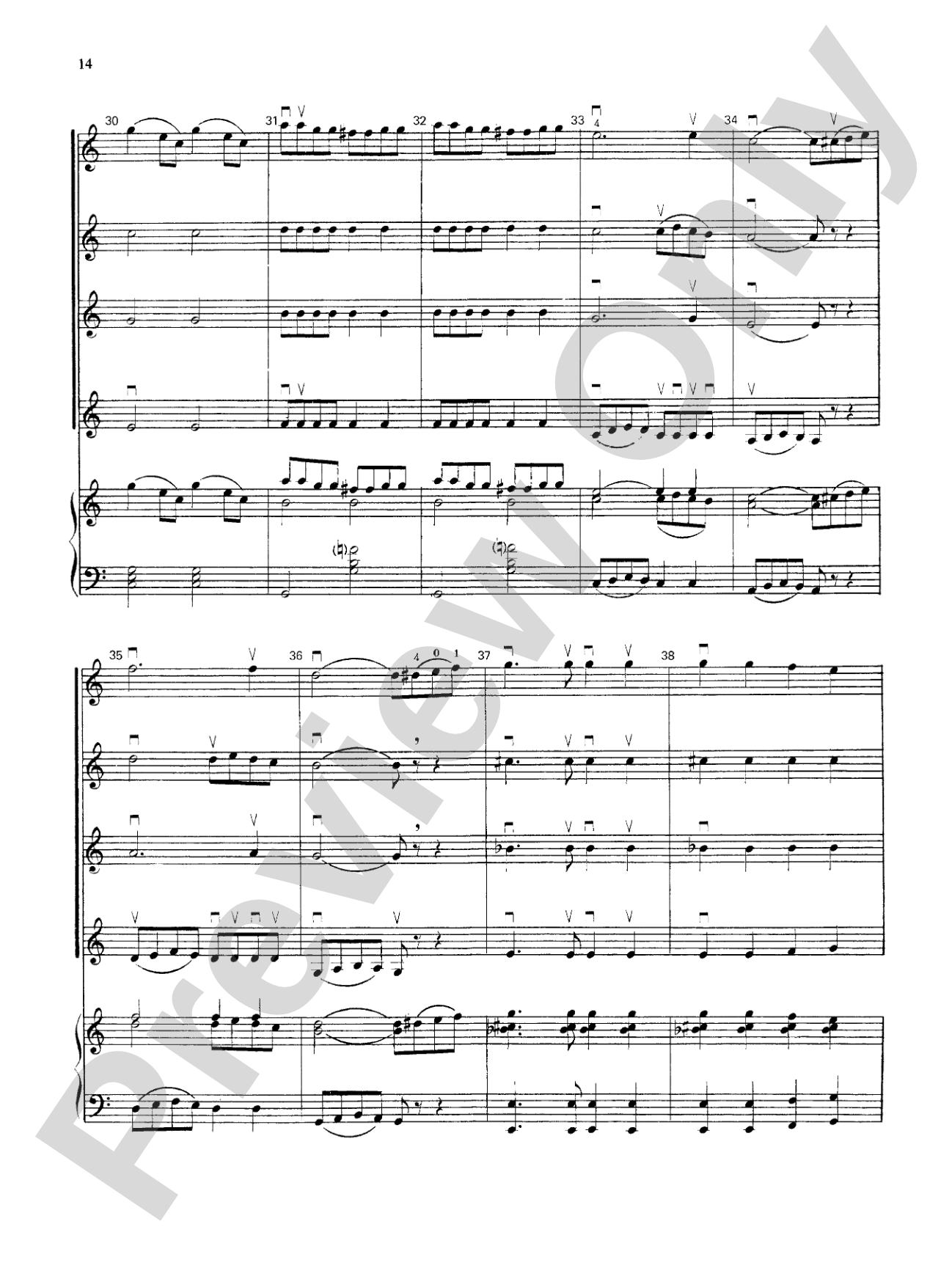 Highland/Etling Violin Quartet Series: Set 3: Violin