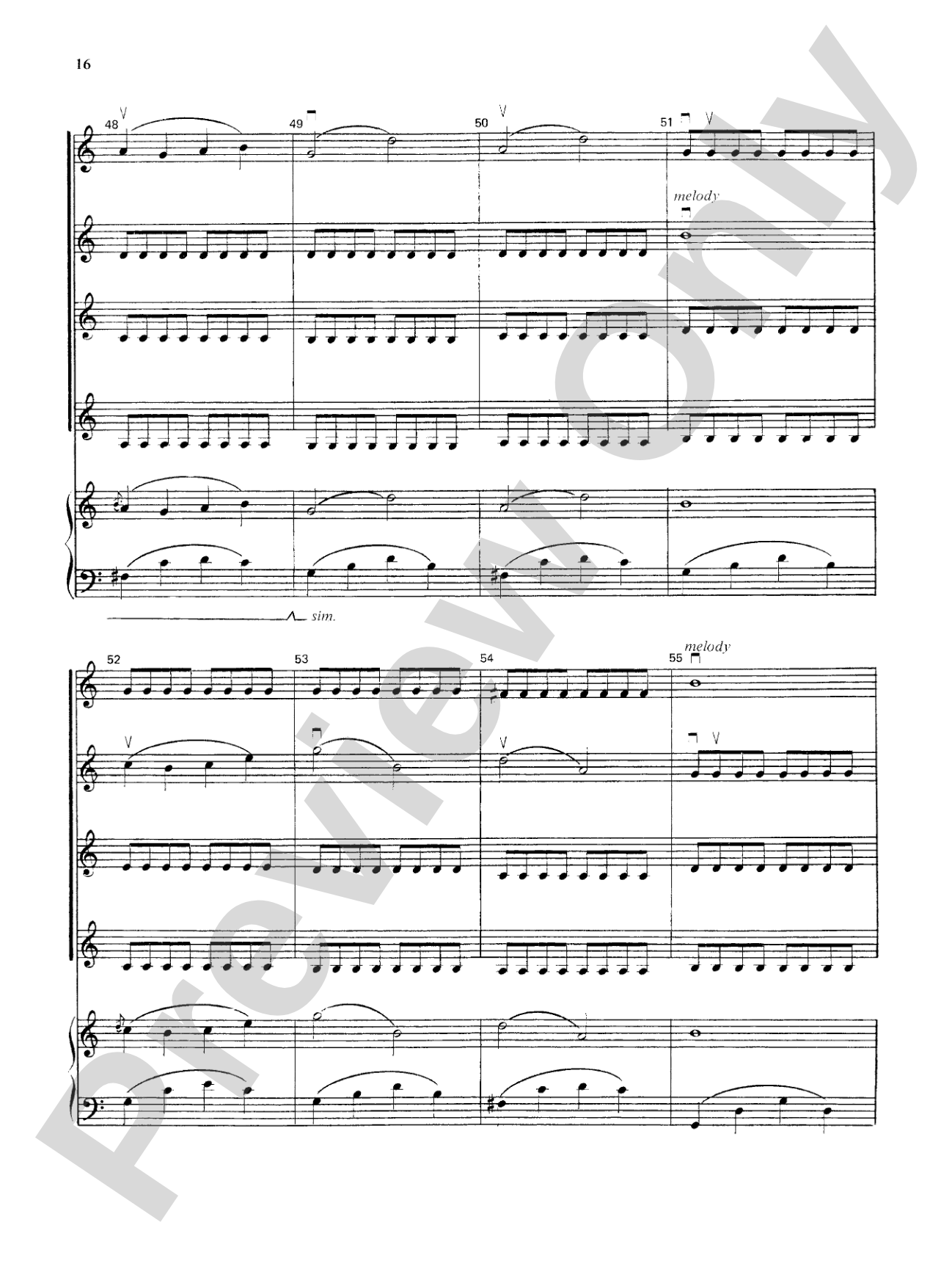Highland/Etling Violin Quartet Series: Set 3: Violin