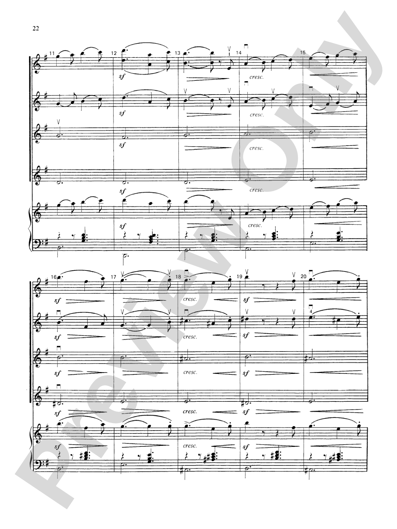 Highland/Etling Violin Quartet Series: Set 3: Violin