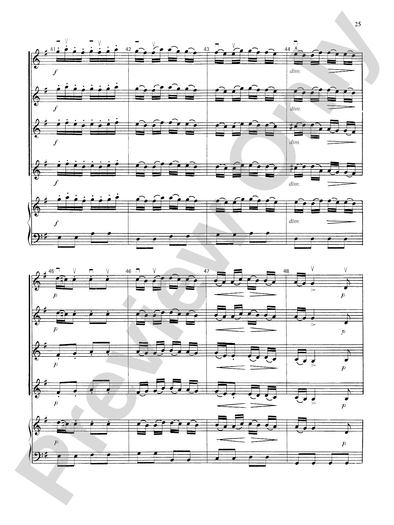 Highland/Etling Violin Quartet Series: Set 3: Violin