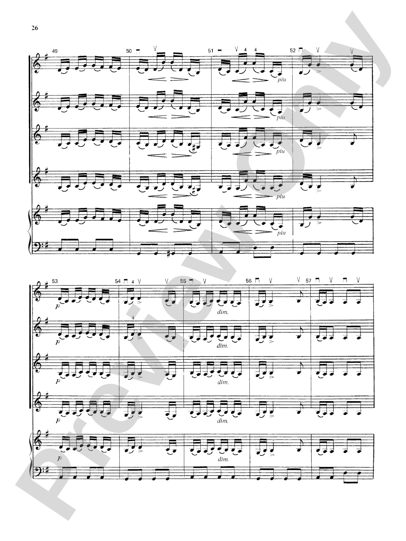Highland/Etling Violin Quartet Series: Set 3: Violin