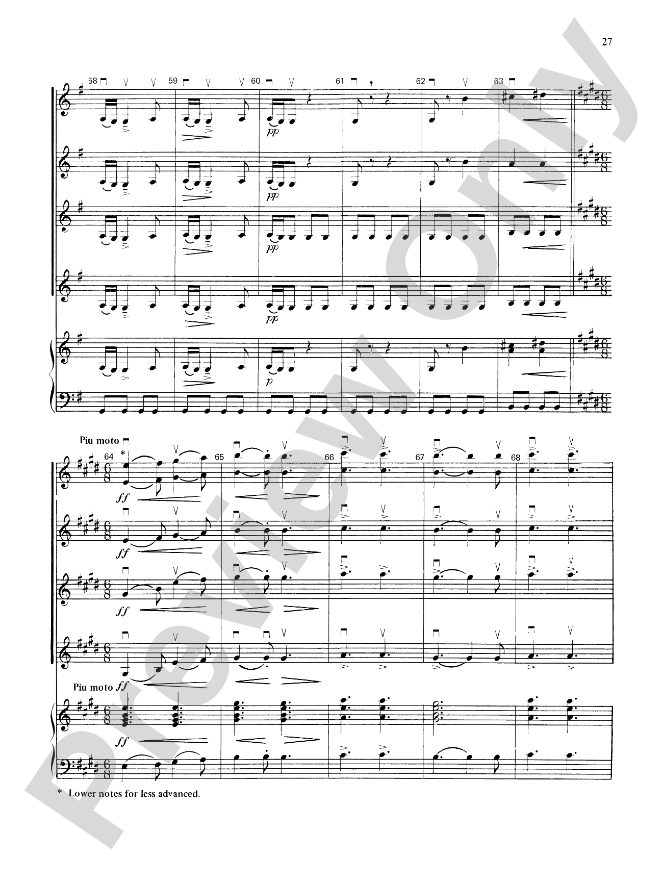 Highland/Etling Violin Quartet Series: Set 3: Violin