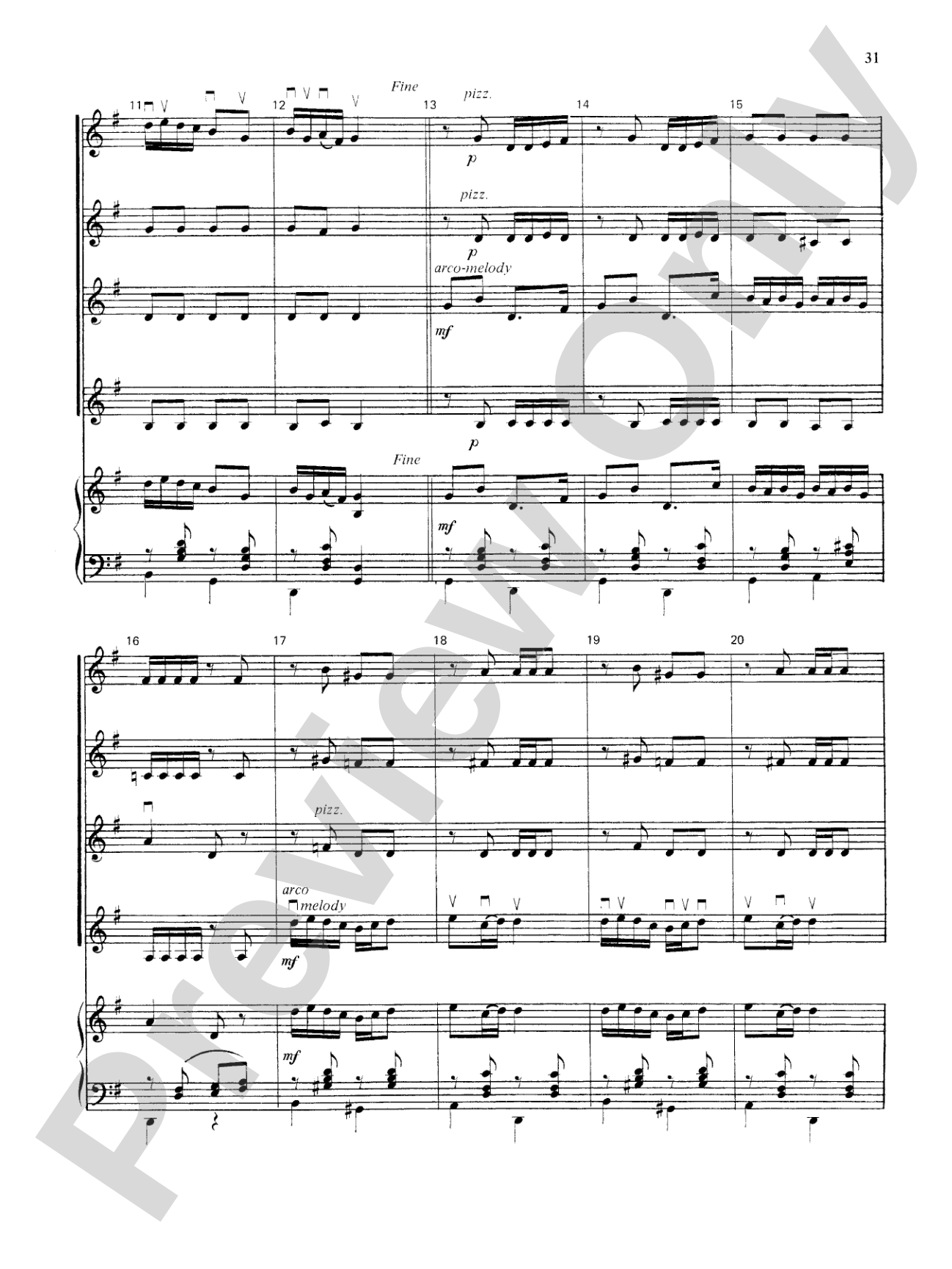 Highland/Etling Violin Quartet Series: Set 3: Violin