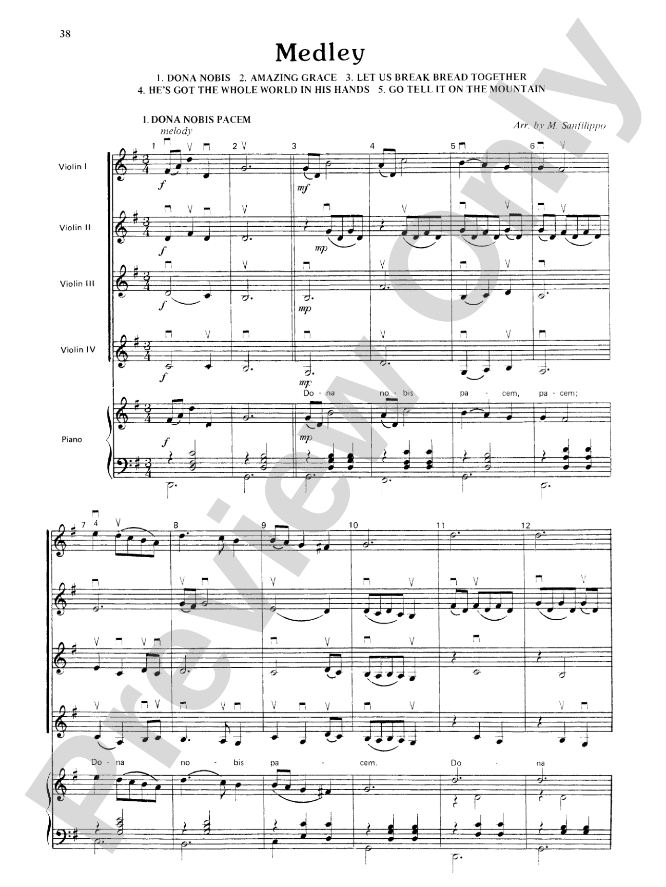 Highland/Etling Violin Quartet Series: Set 3: Violin