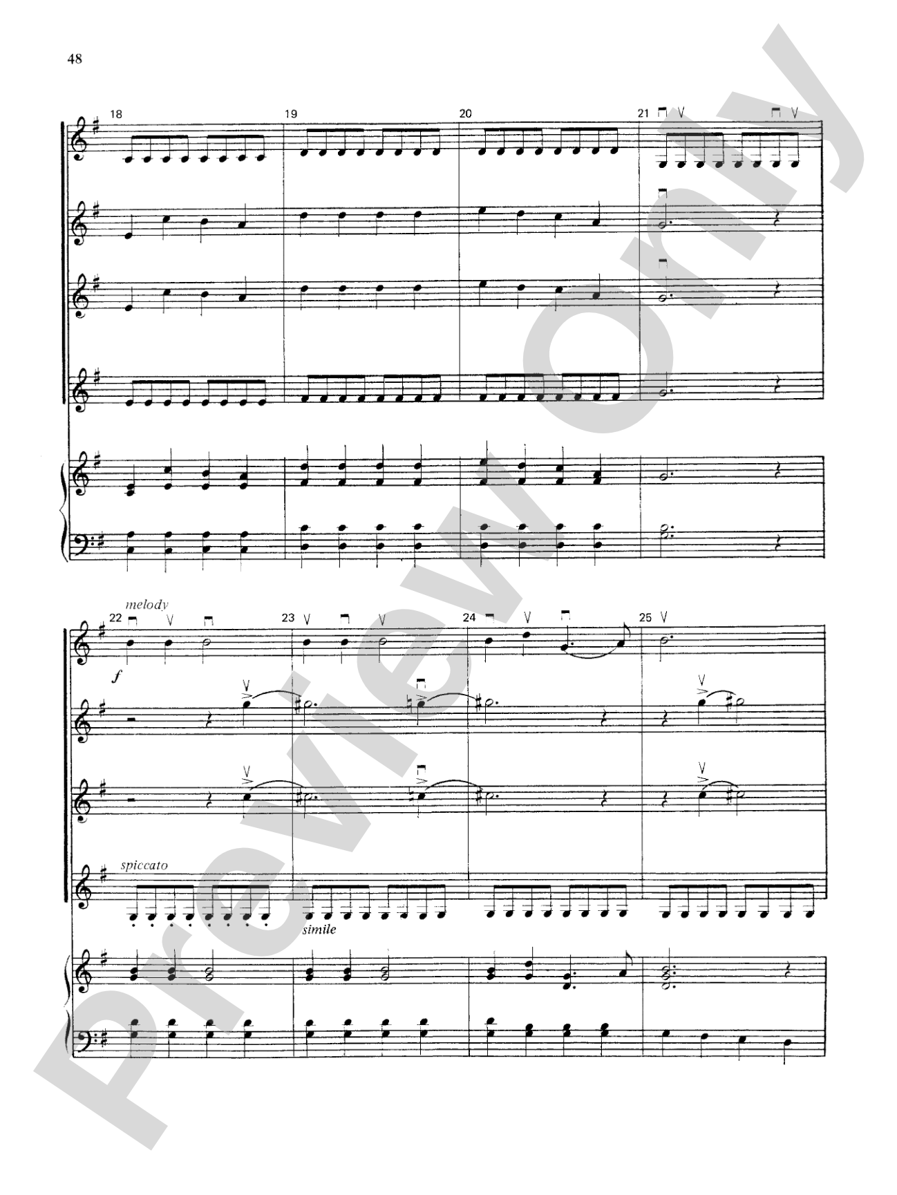 Highland/Etling Violin Quartet Series: Set 3: Violin