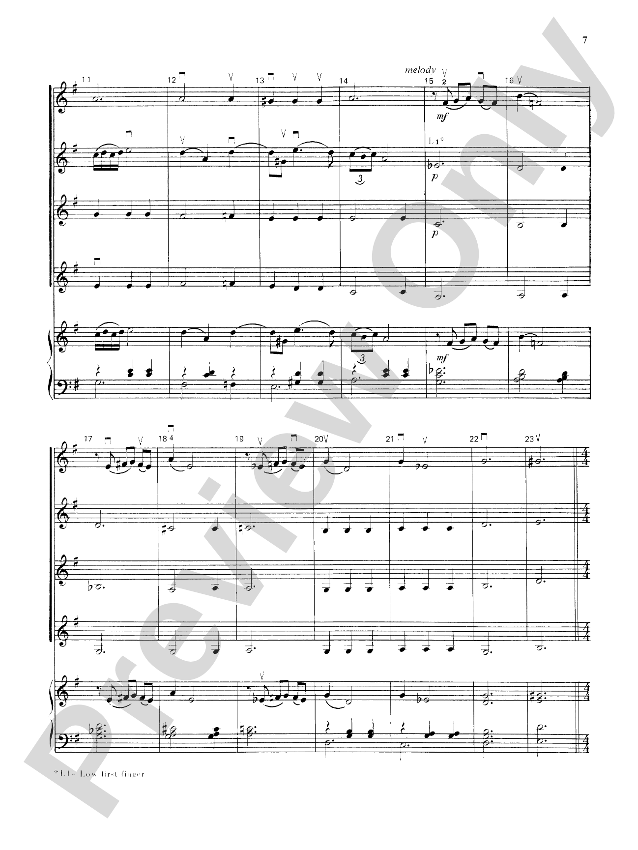 Highland/Etling Violin Quartet Series: Set 3: Violin