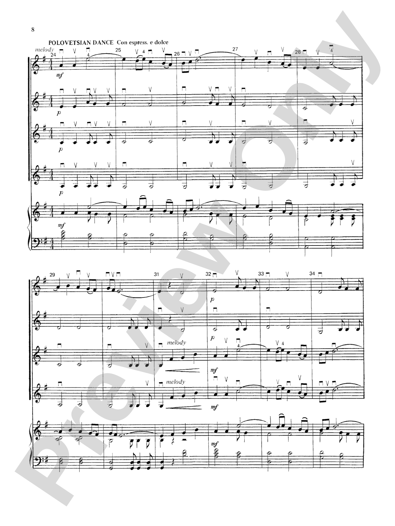 Highland/Etling Violin Quartet Series: Set 3: Violin