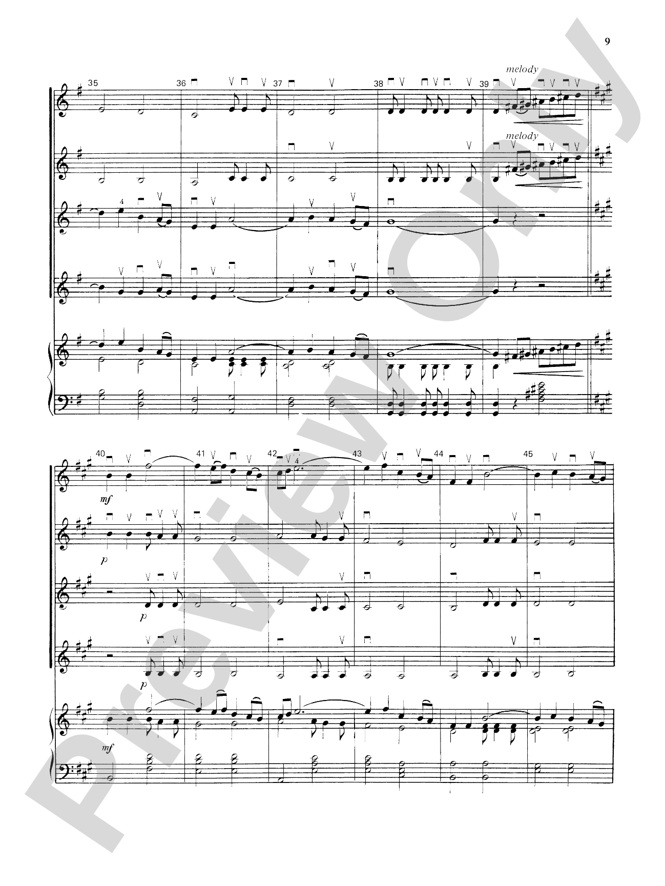Highland/Etling Violin Quartet Series: Set 3: Violin