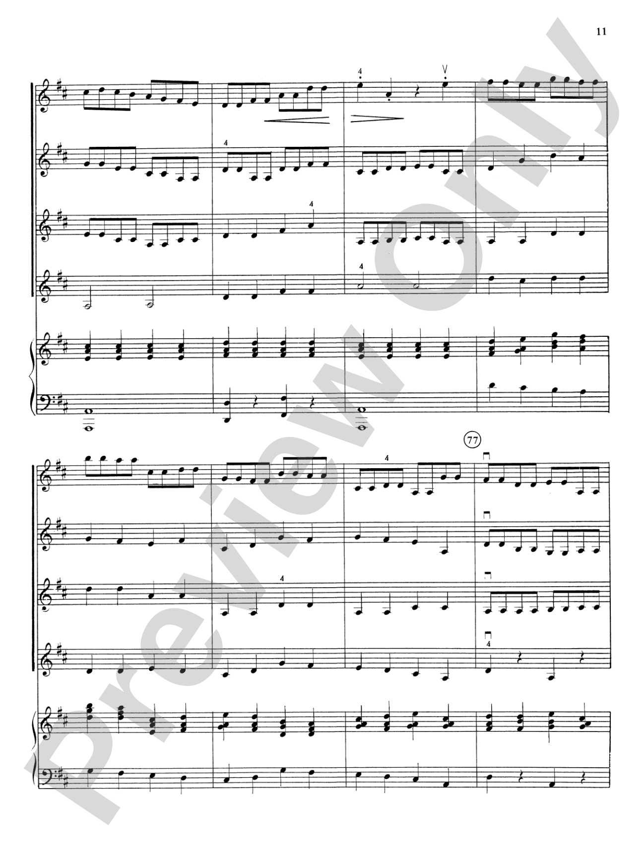 Highland/Etling Violin Quartet Series: Set 5: Violin
