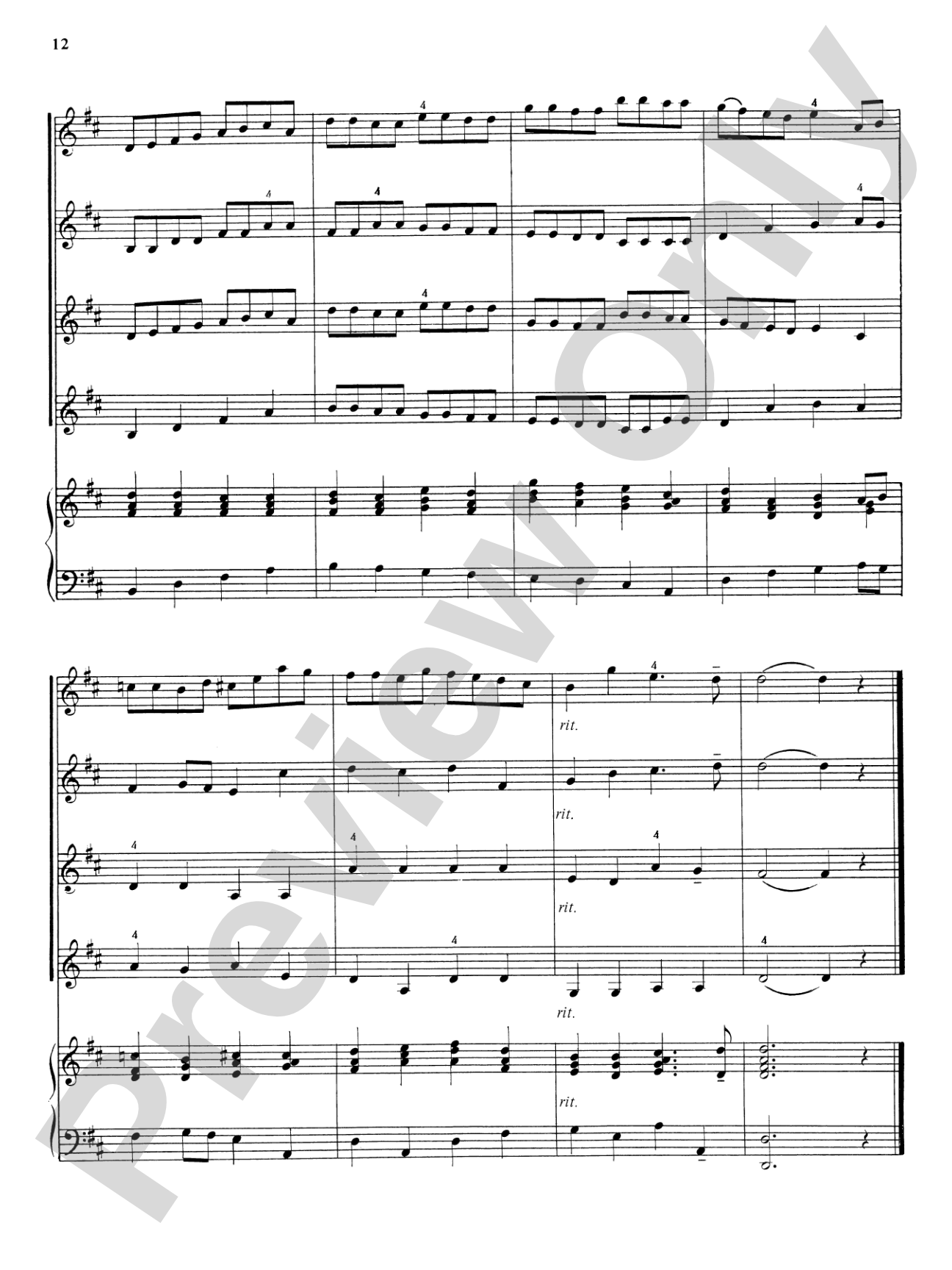 Highland/Etling Violin Quartet Series: Set 5: Violin