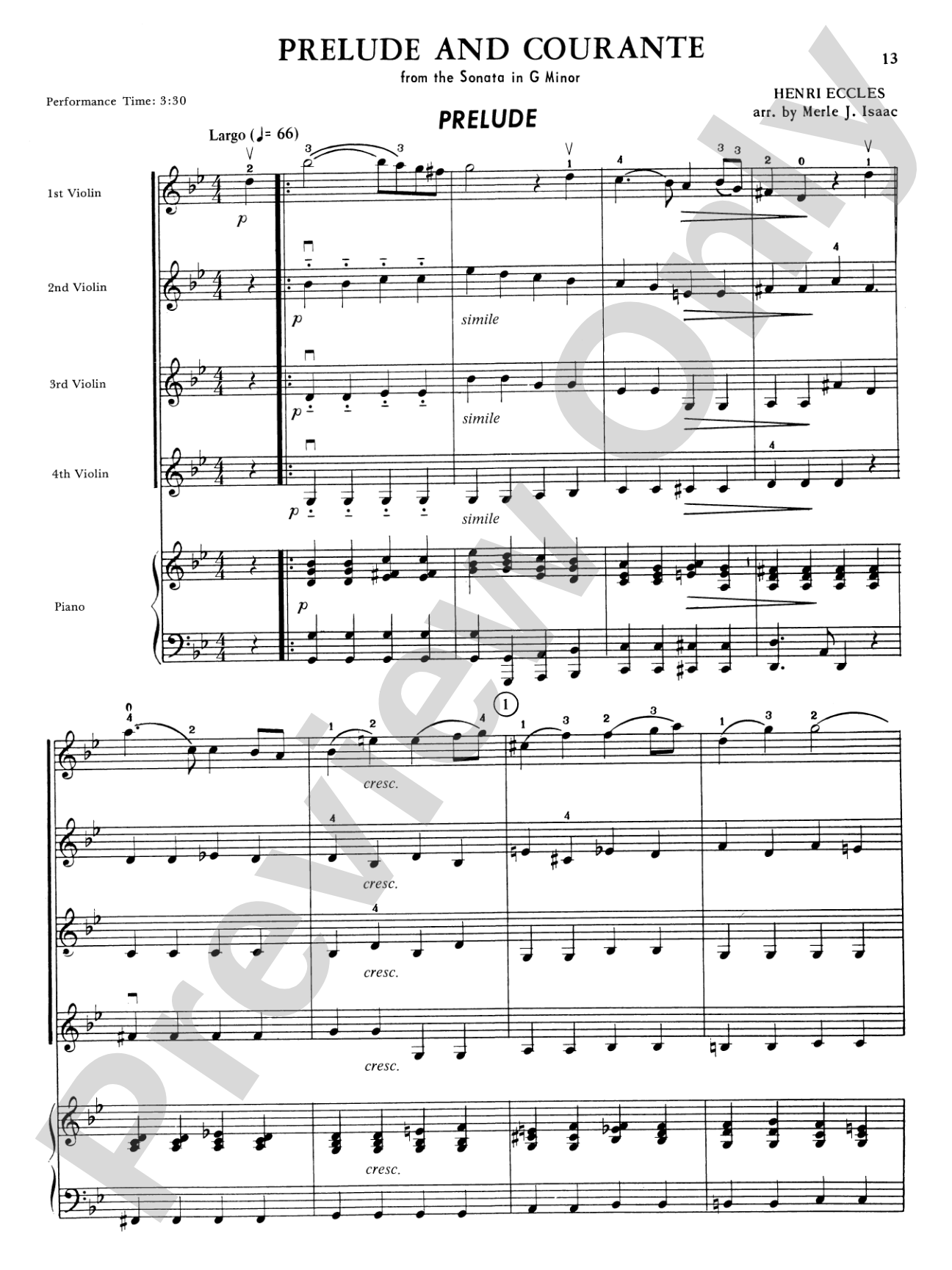 Highland/Etling Violin Quartet Series: Set 5: Violin