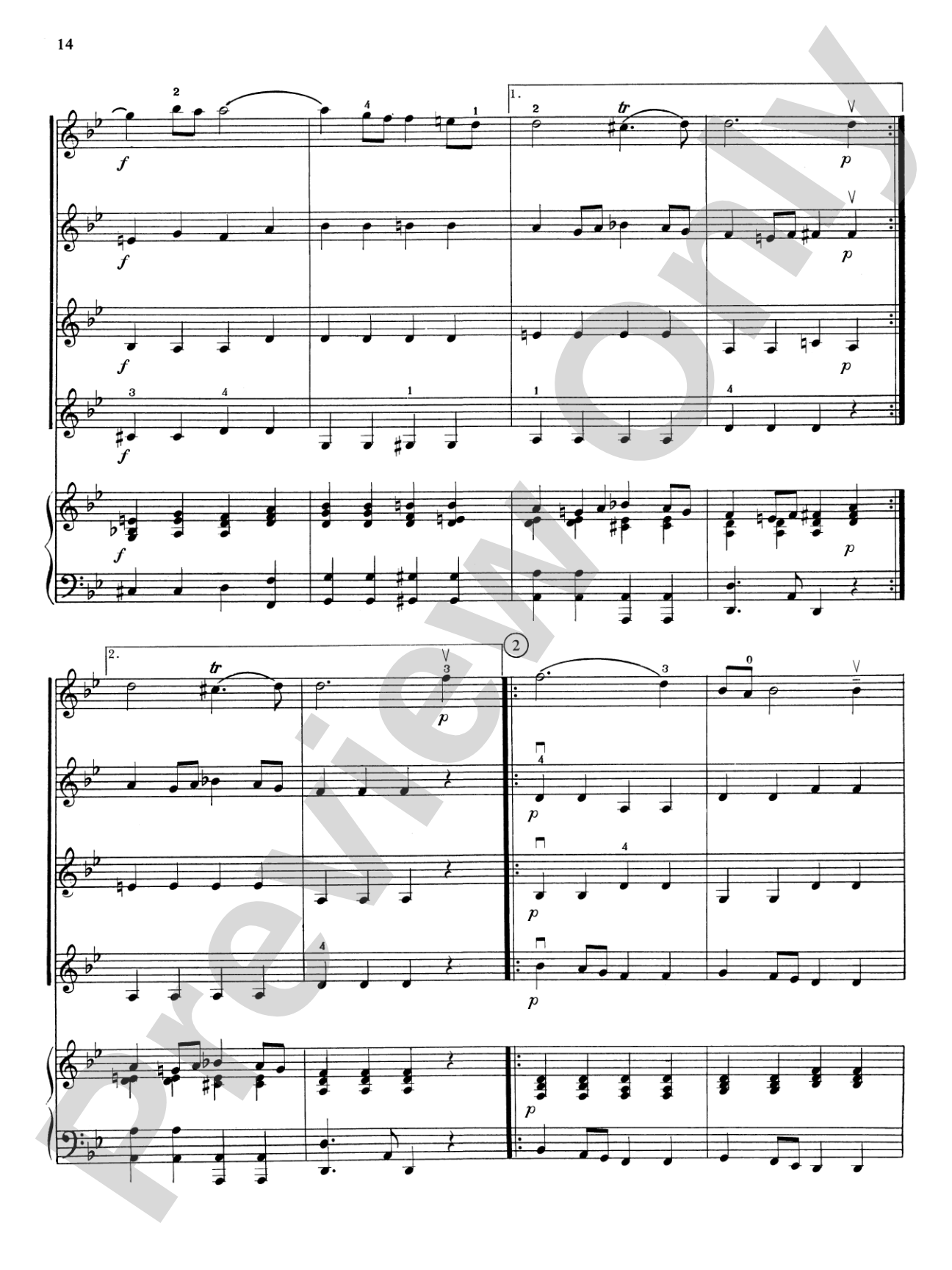 Highland/Etling Violin Quartet Series: Set 5: Violin