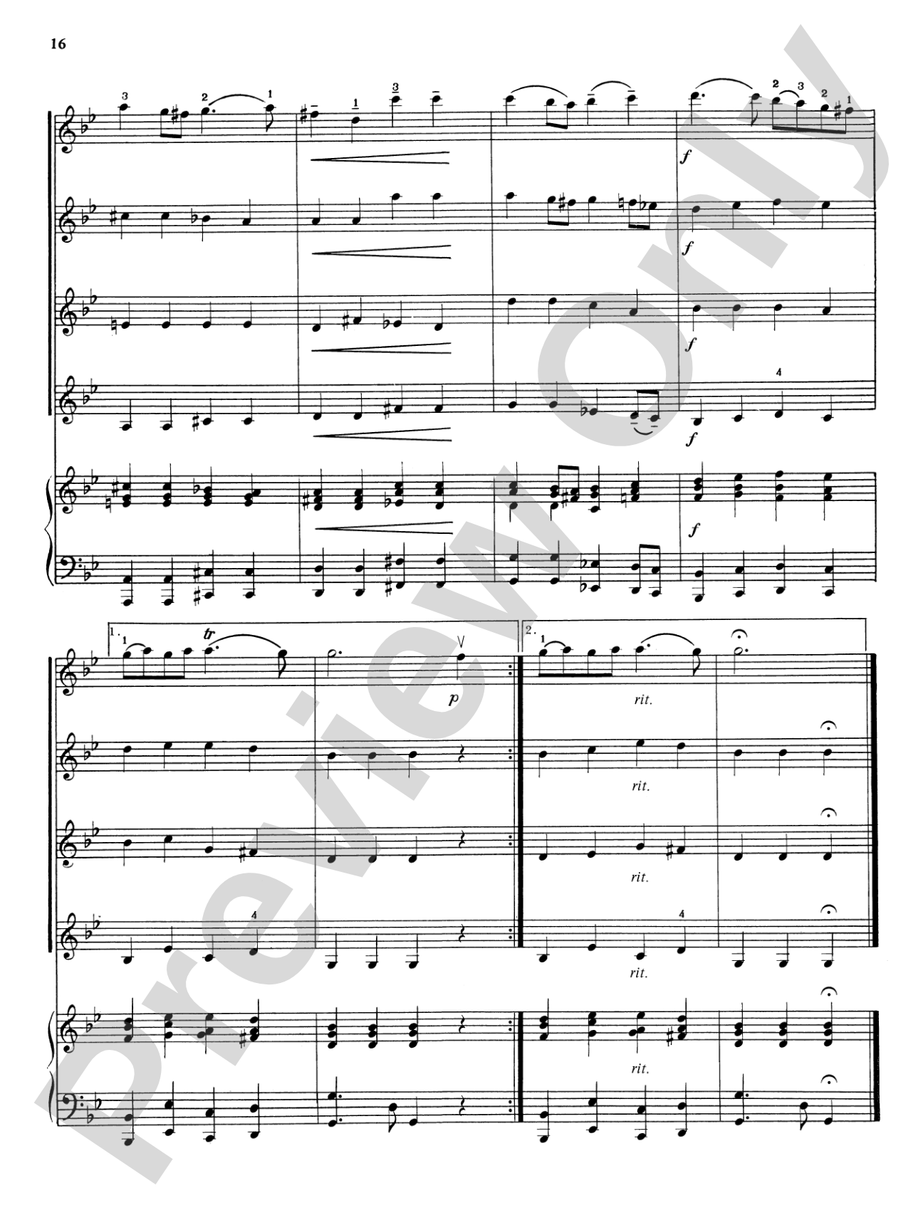 Highland/Etling Violin Quartet Series: Set 5: Violin