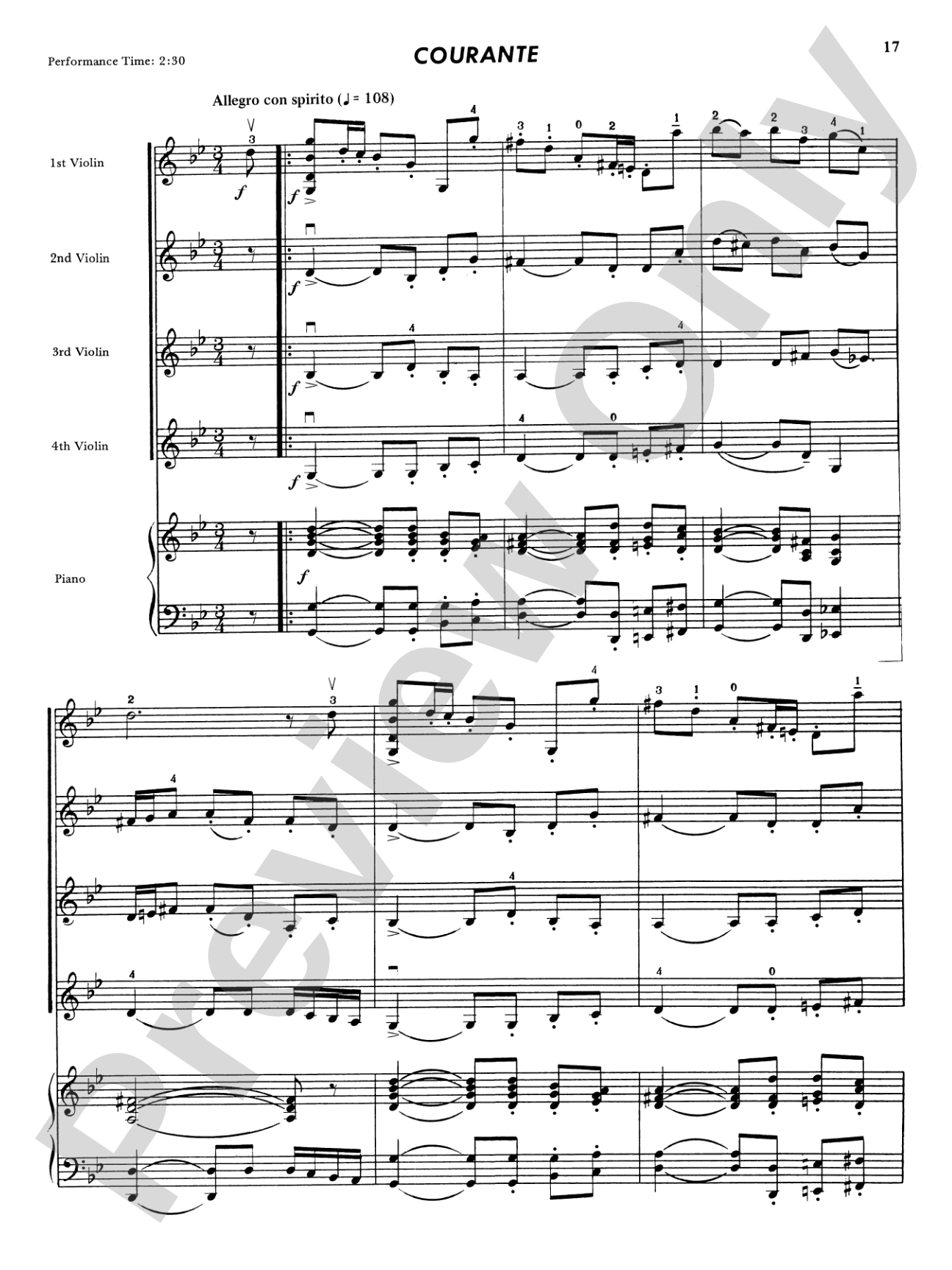 Highland/Etling Violin Quartet Series: Set 5: Violin