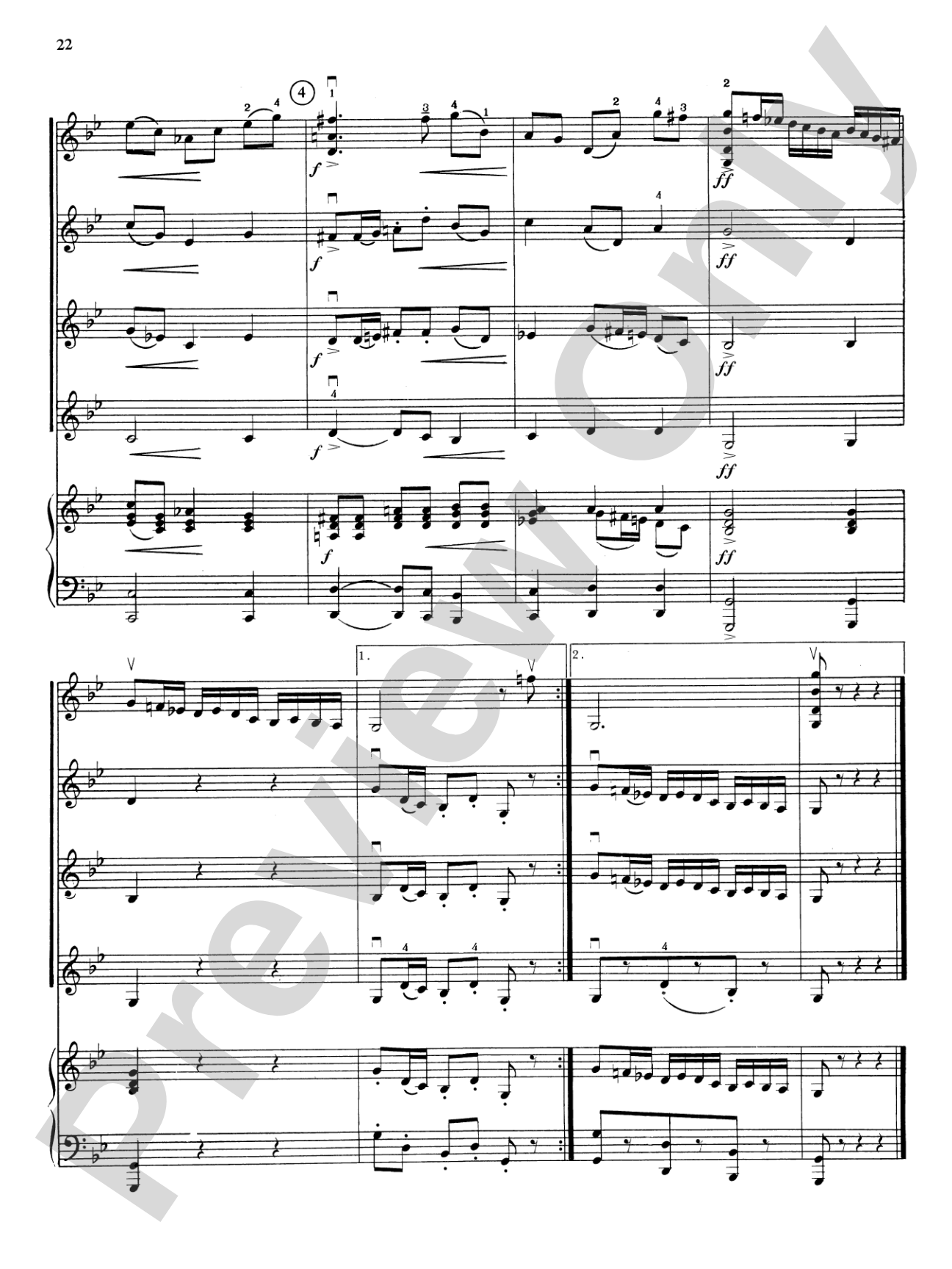 Highland/Etling Violin Quartet Series: Set 5: Violin