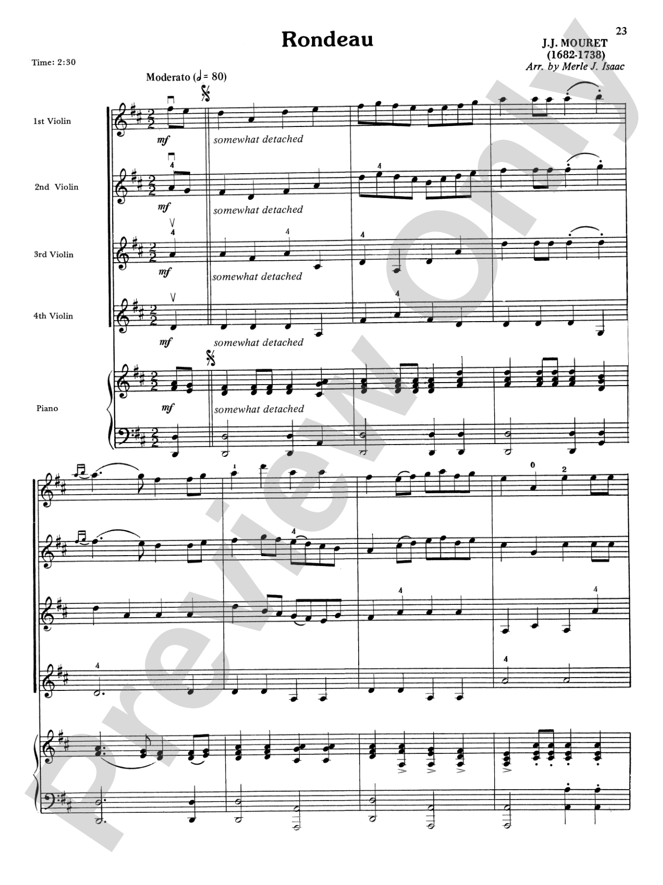 Highland/Etling Violin Quartet Series: Set 5: Violin
