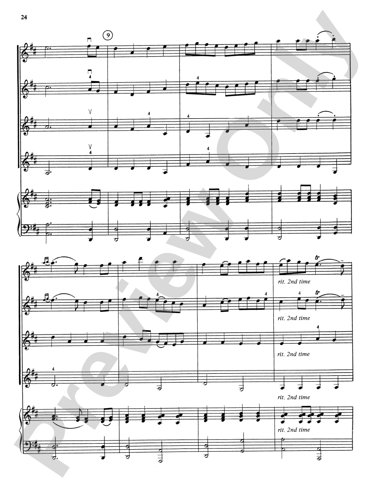 Highland/Etling Violin Quartet Series: Set 5: Violin