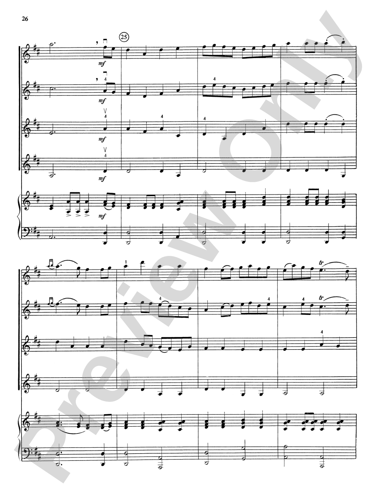 Highland/Etling Violin Quartet Series: Set 5: Violin