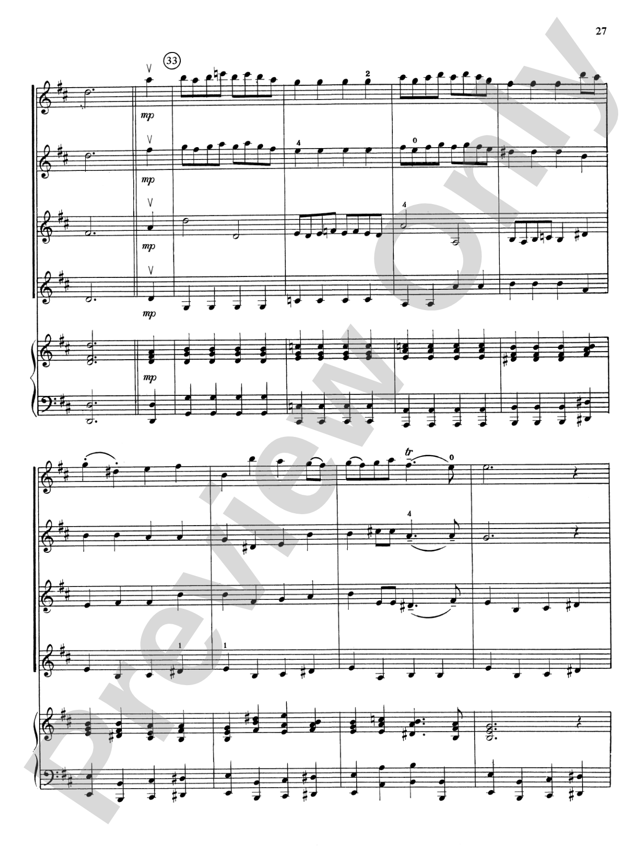 Highland/Etling Violin Quartet Series: Set 5: Violin