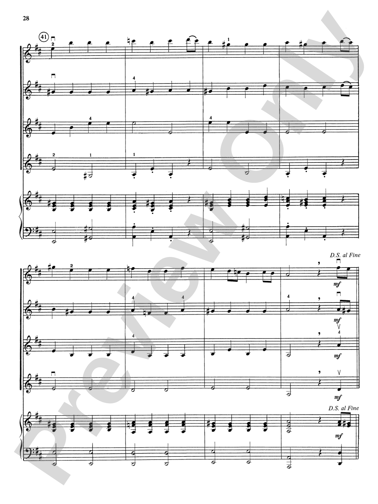 Highland/Etling Violin Quartet Series: Set 5: Violin
