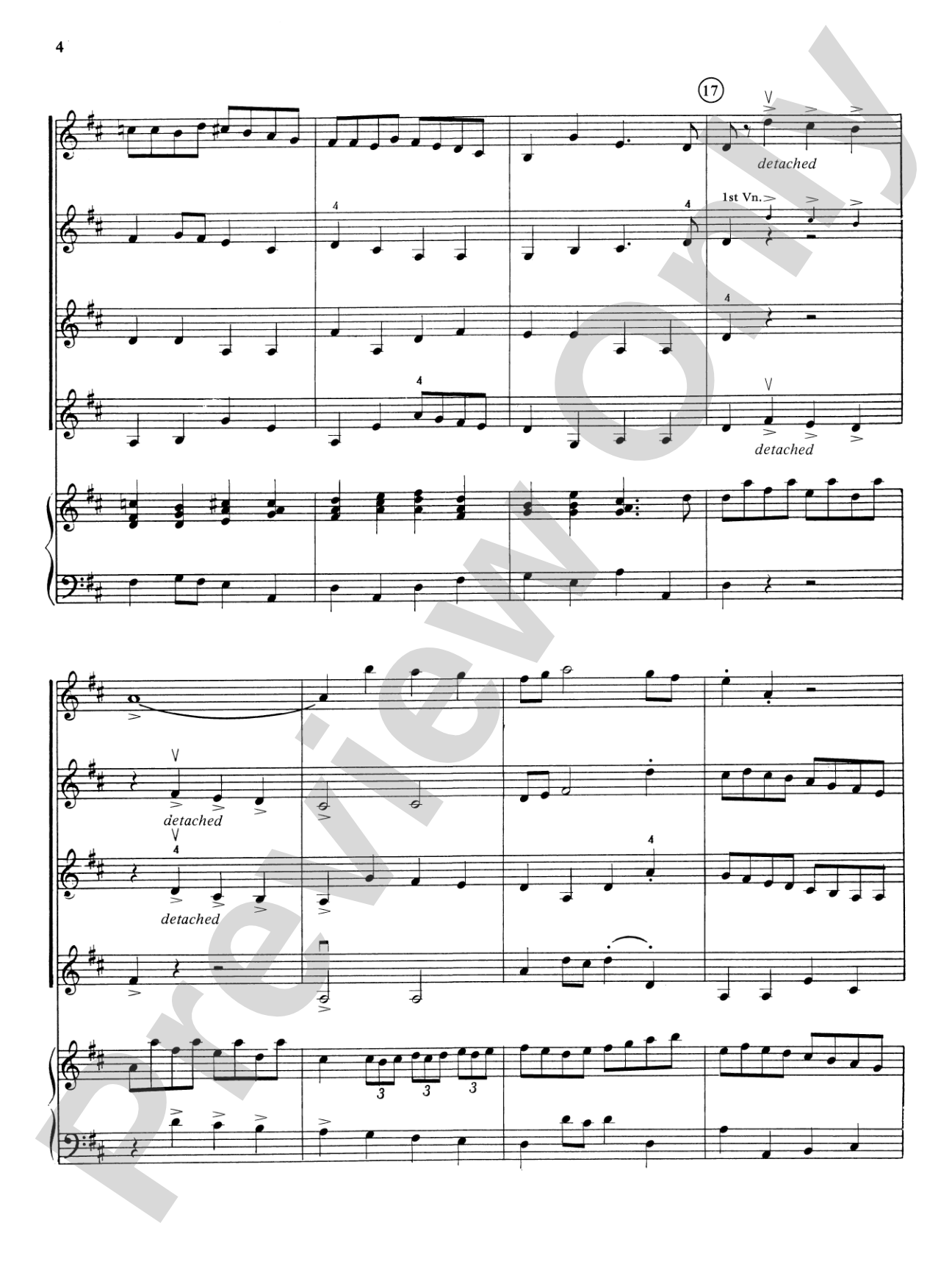 Highland/Etling Violin Quartet Series: Set 5: Violin
