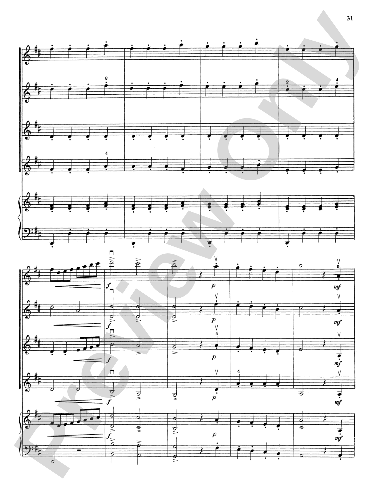 Highland/Etling Violin Quartet Series: Set 5: Violin