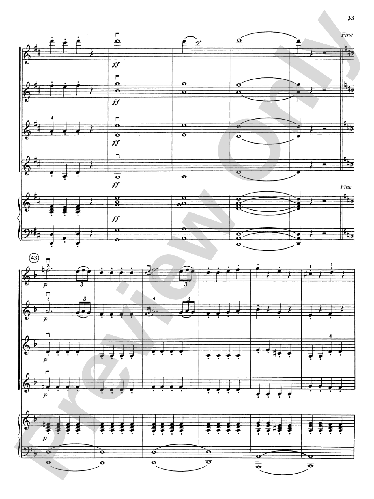 Highland/Etling Violin Quartet Series: Set 5: Violin