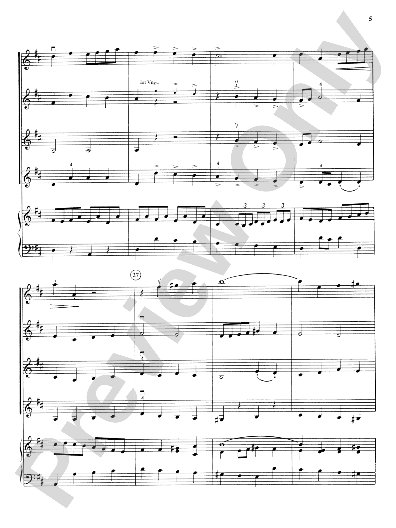 Highland/Etling Violin Quartet Series: Set 5: Violin