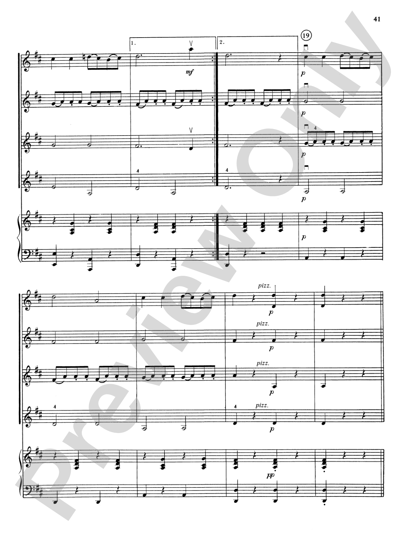 Highland/Etling Violin Quartet Series: Set 5: Violin