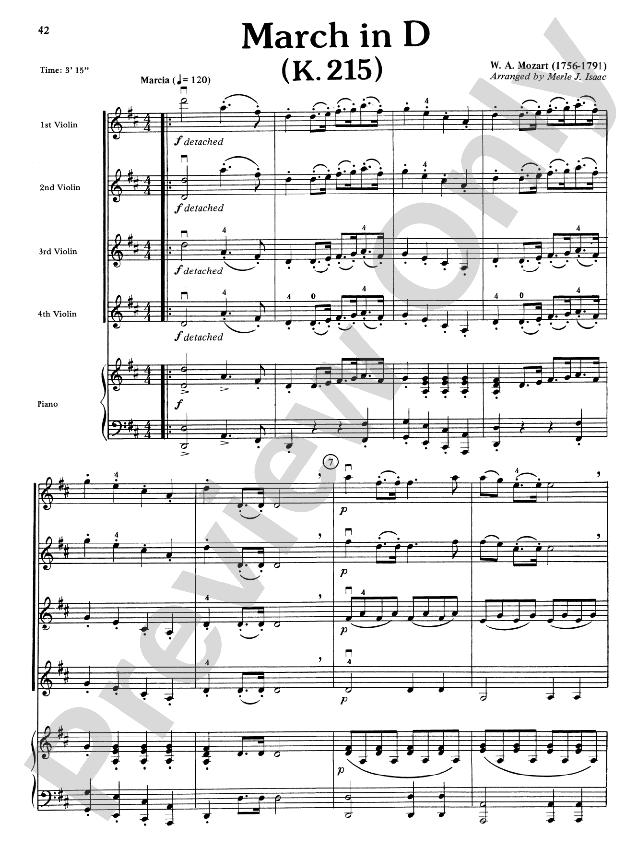 Highland/Etling Violin Quartet Series: Set 5: Violin