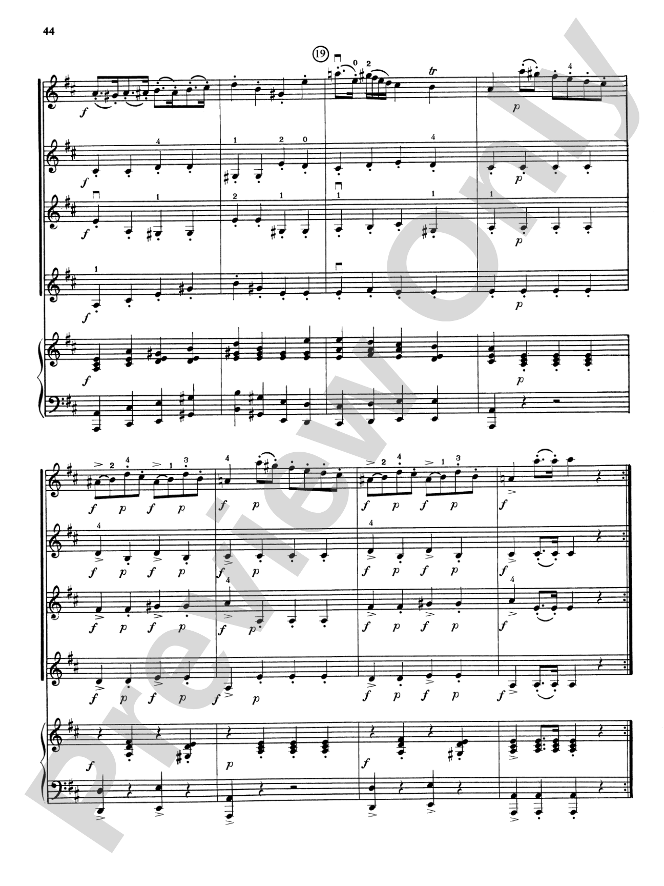 Highland/Etling Violin Quartet Series: Set 5: Violin