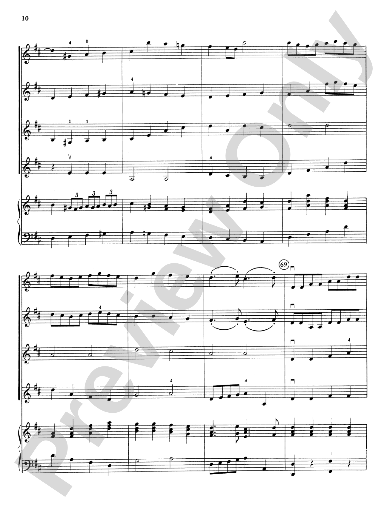 Highland/Etling Violin Quartet Series: Set 5: Violin