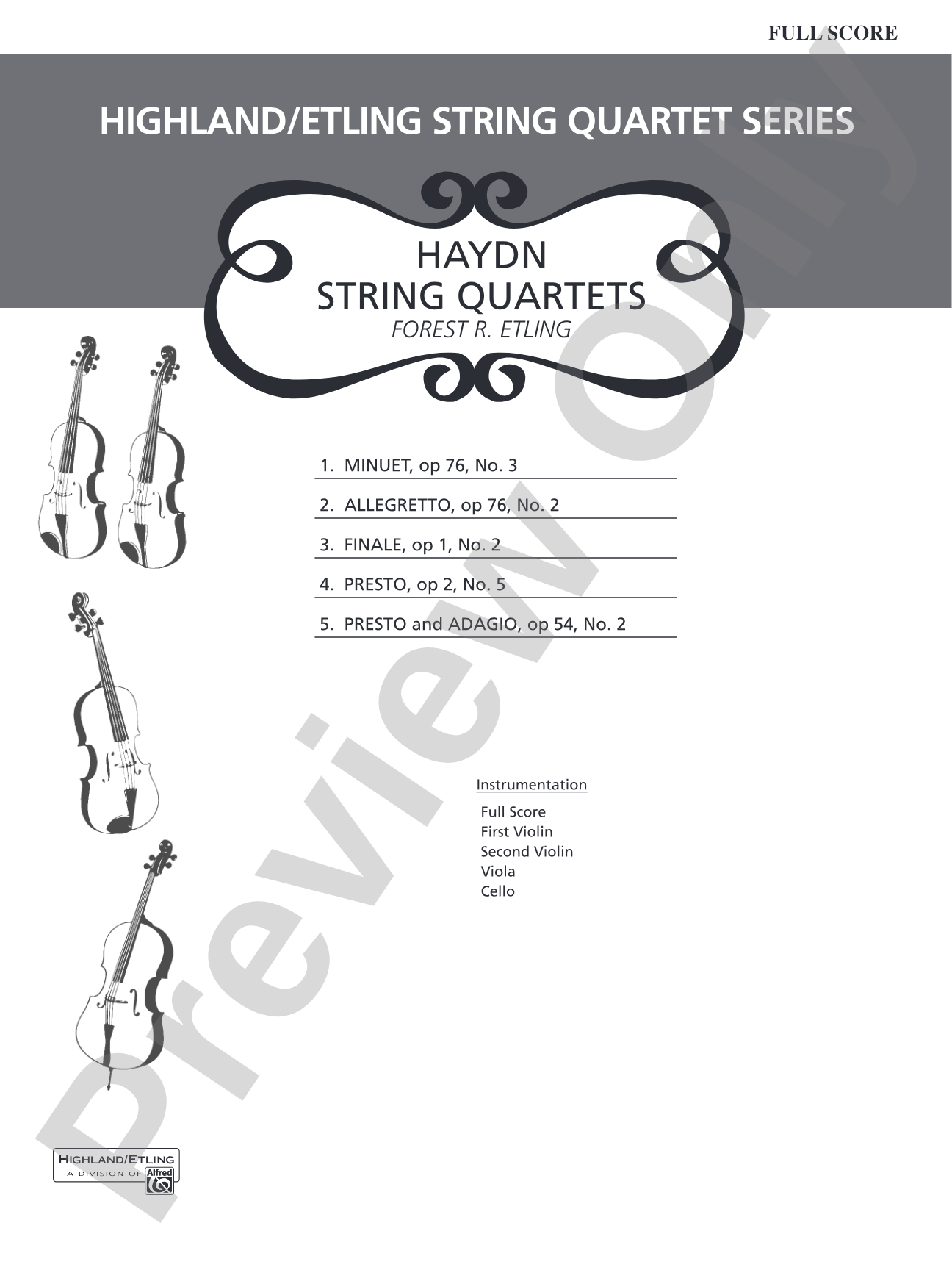 Haydn String Quartets: String Quartet