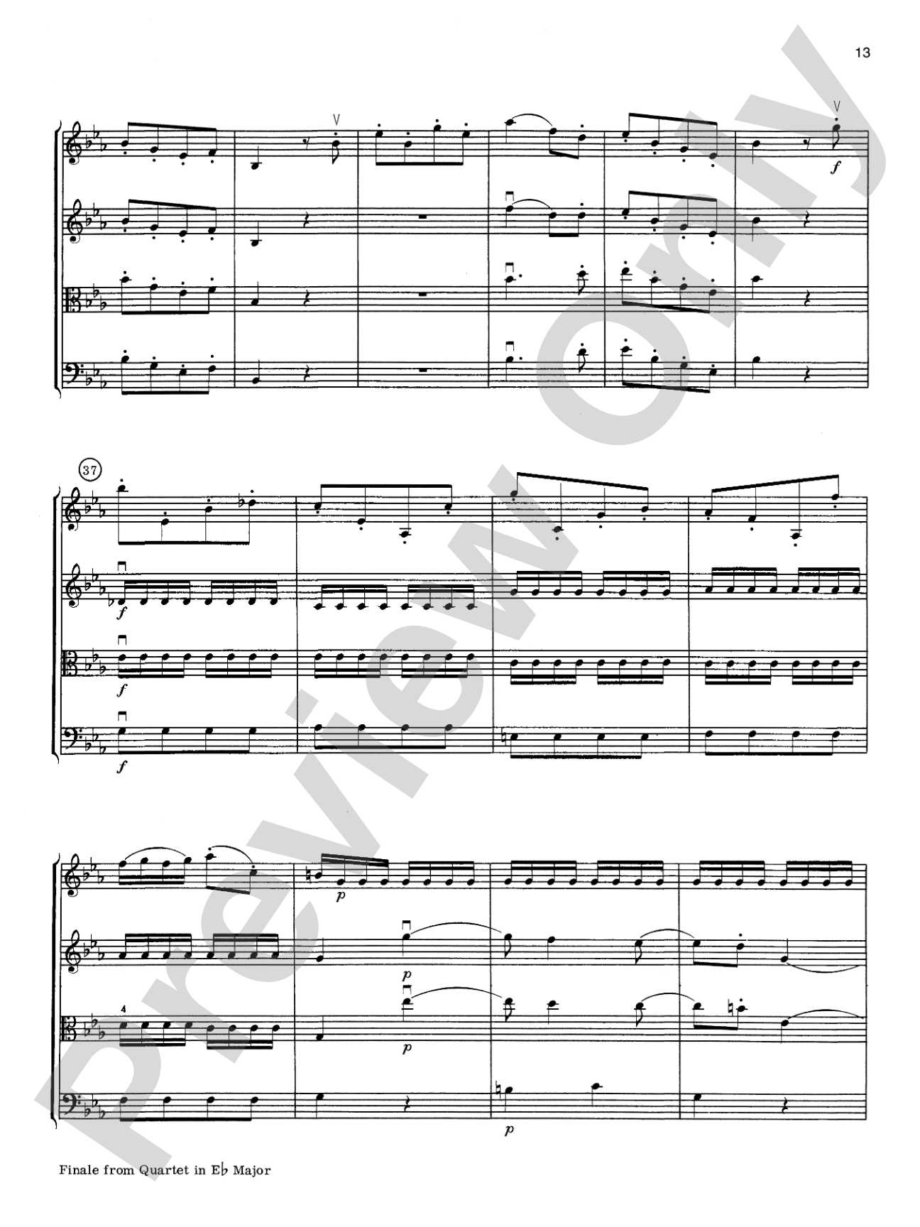 Haydn String Quartets: String Quartet