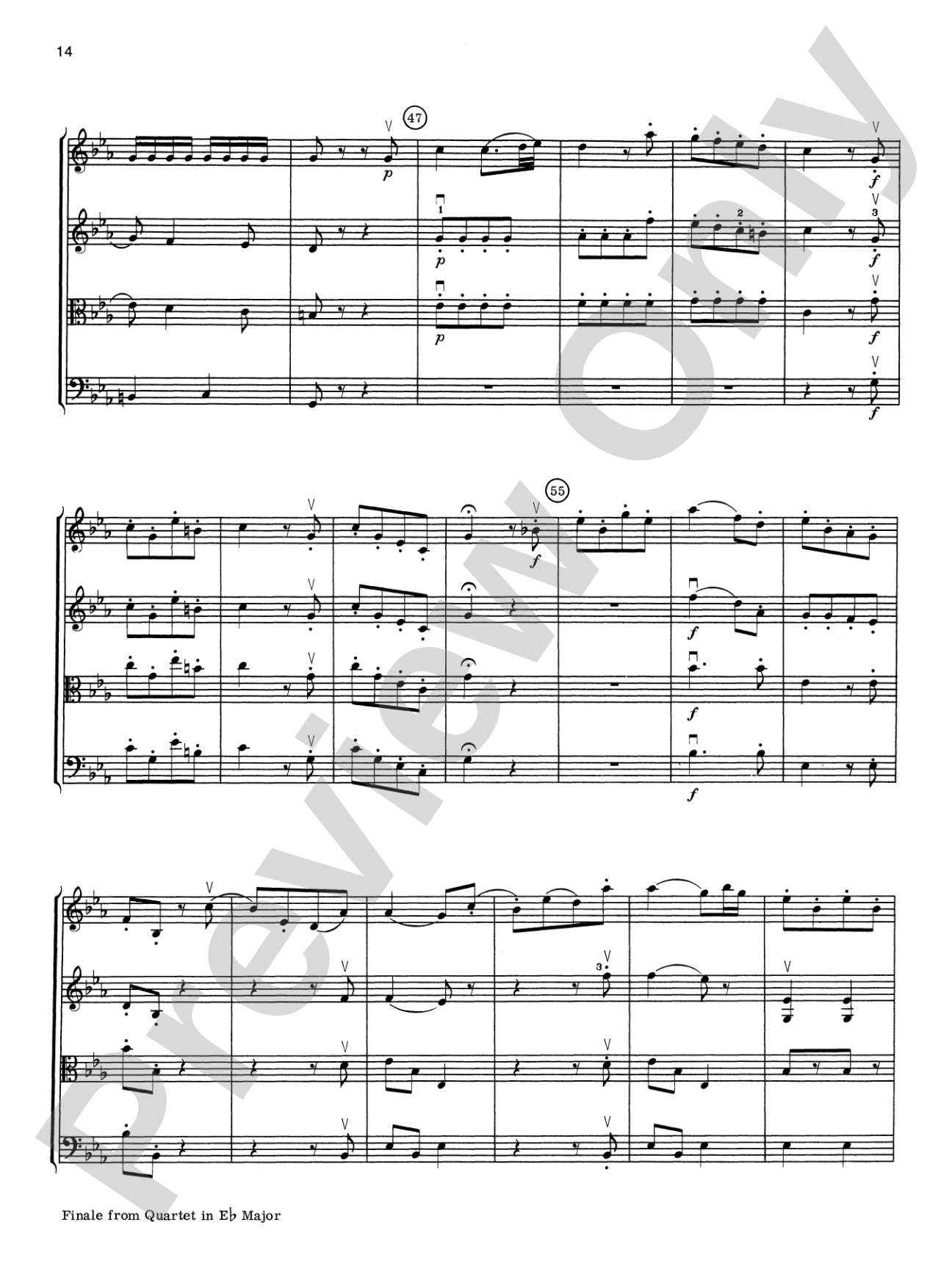 Haydn String Quartets: String Quartet
