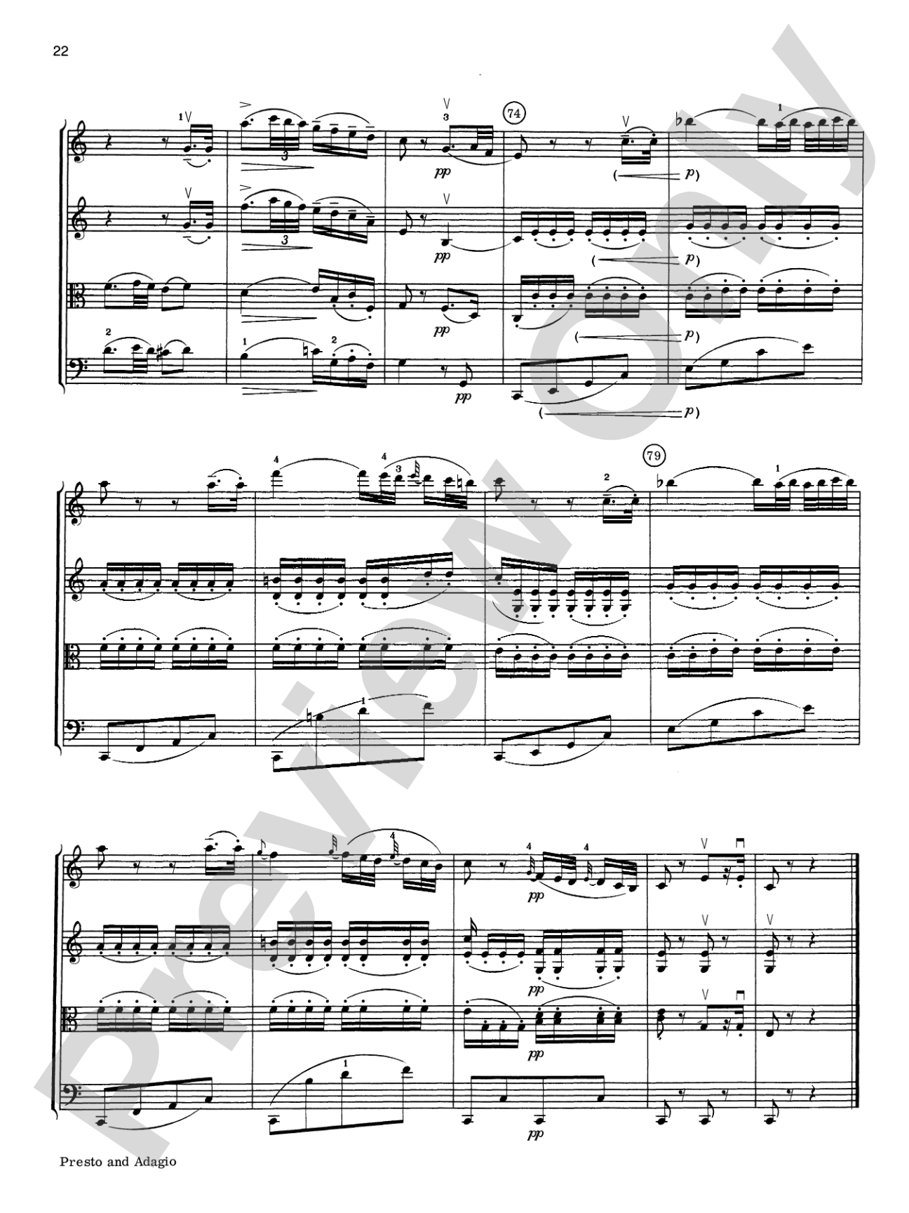 Haydn String Quartets: String Quartet