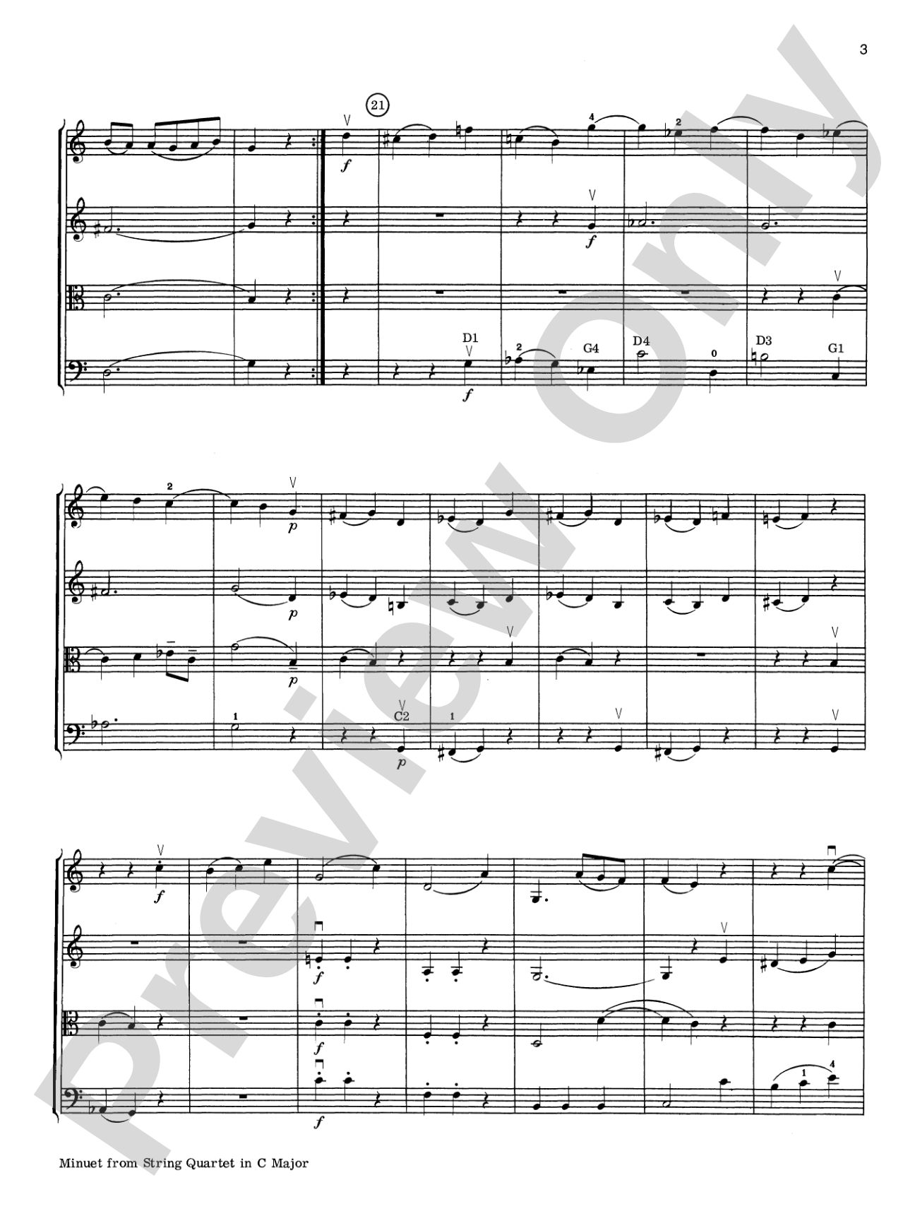 Haydn String Quartets: String Quartet