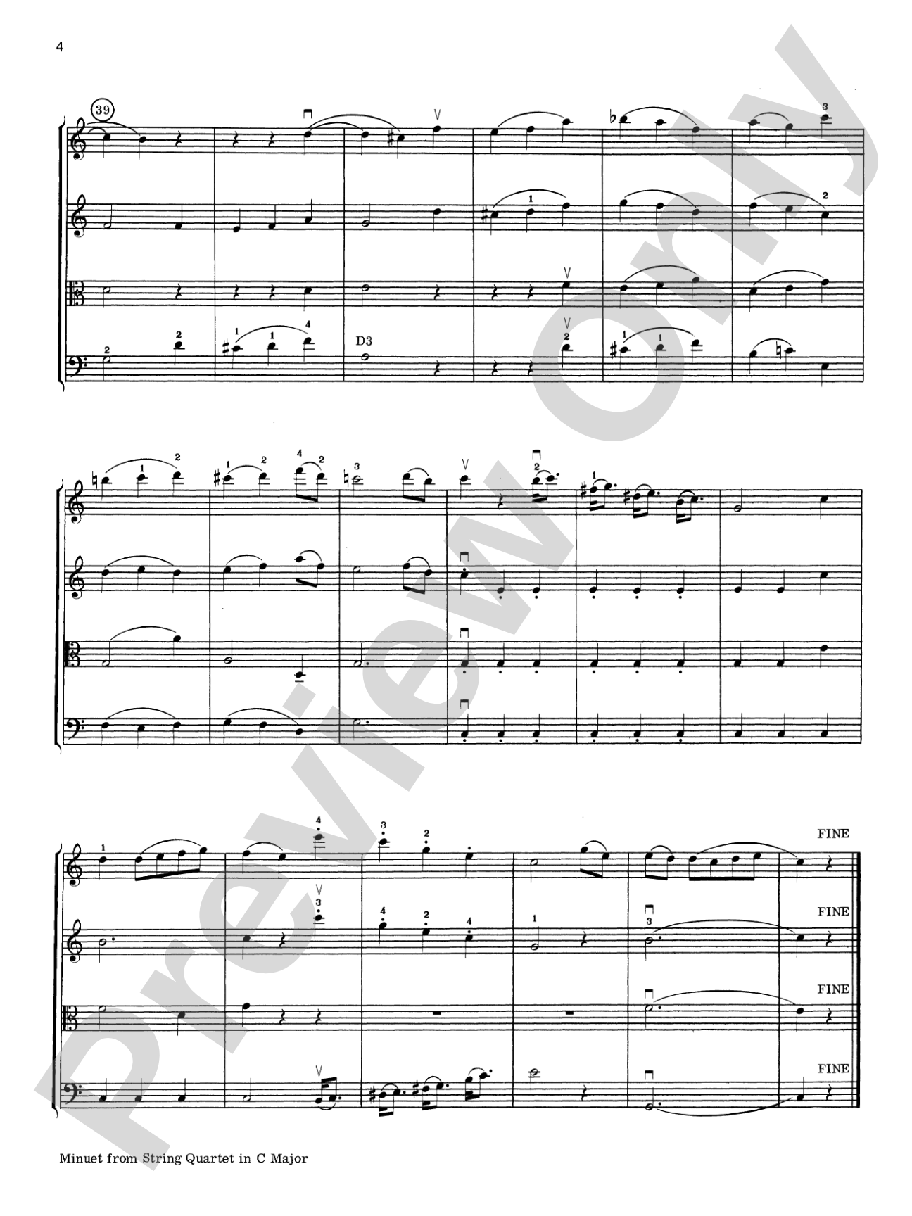 Haydn String Quartets: String Quartet