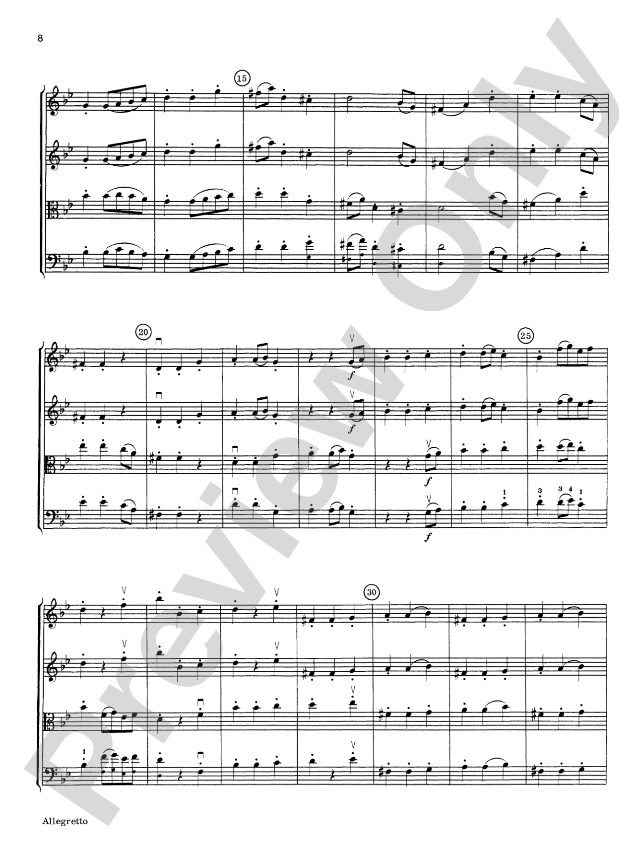 Haydn String Quartets: String Quartet
