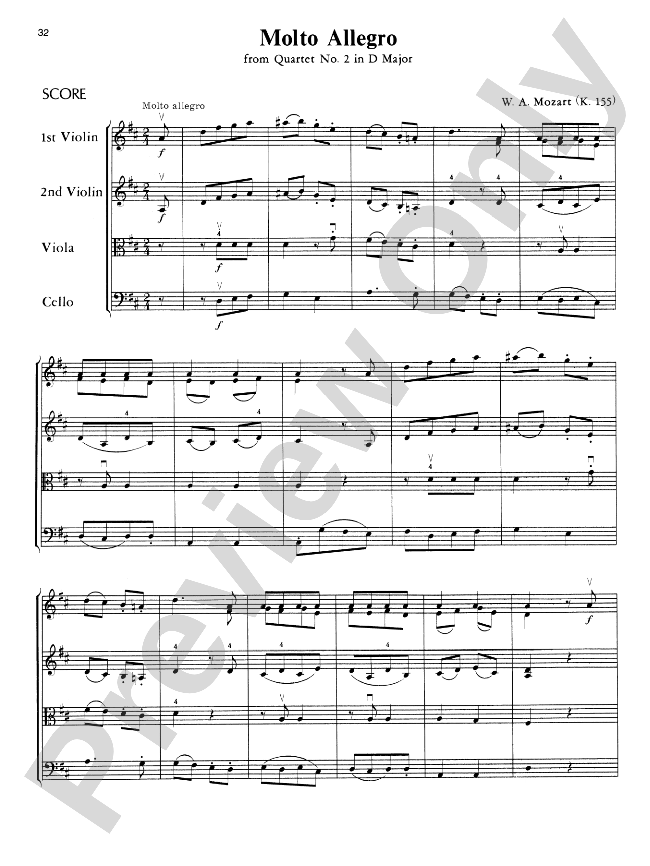 Mozart String Quartets: String Quartet